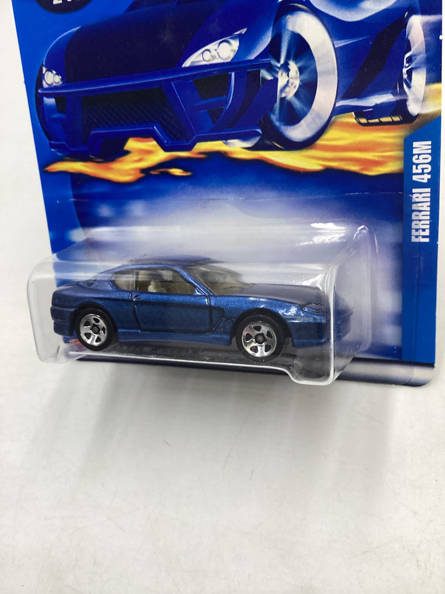 2002 Hot Wheels #213 Ferrari 456M Blue 5SP Wheels Factory Sealed