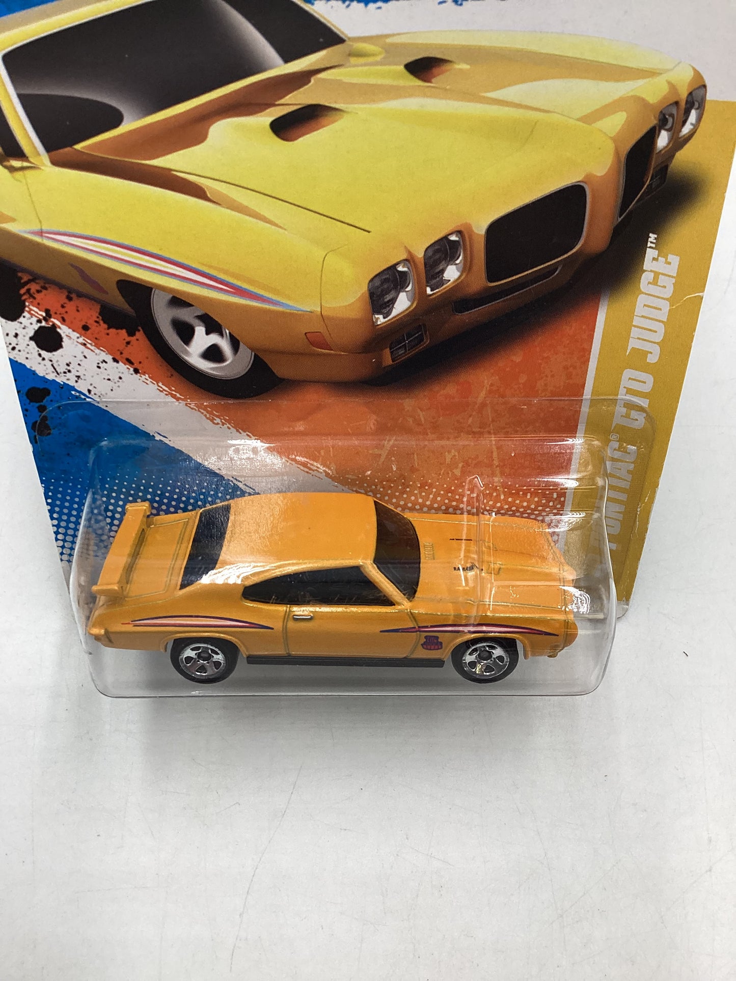2011 Hot Wheels #11 70 Pontiac GTO Judge Yellow 47G