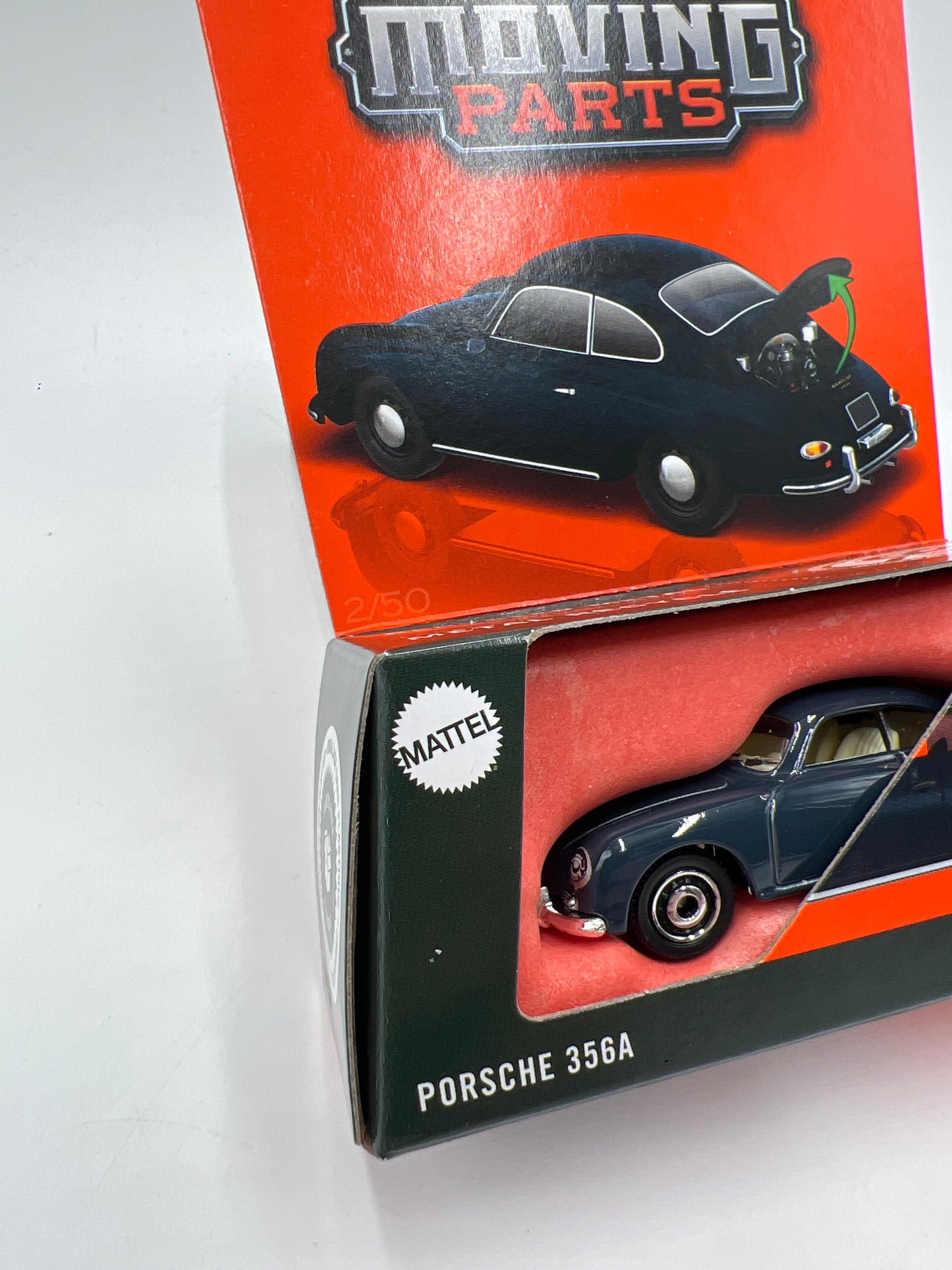 2025 Matchbox Moving Parts #2 Porsche 356A Dark Blue 162D