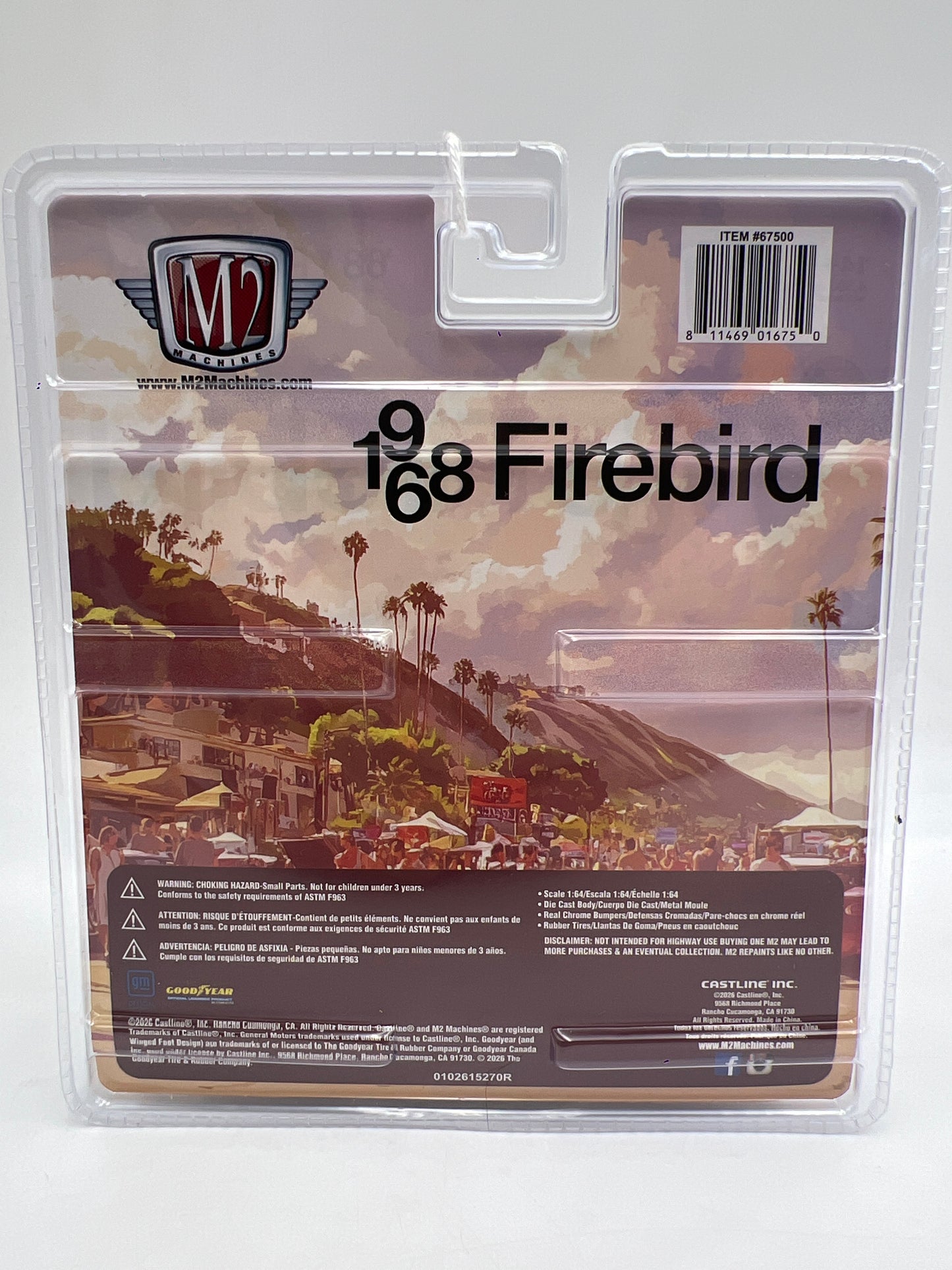 M2 Machines Diorama R21 1968 Pontiac Firebird 400 HO
