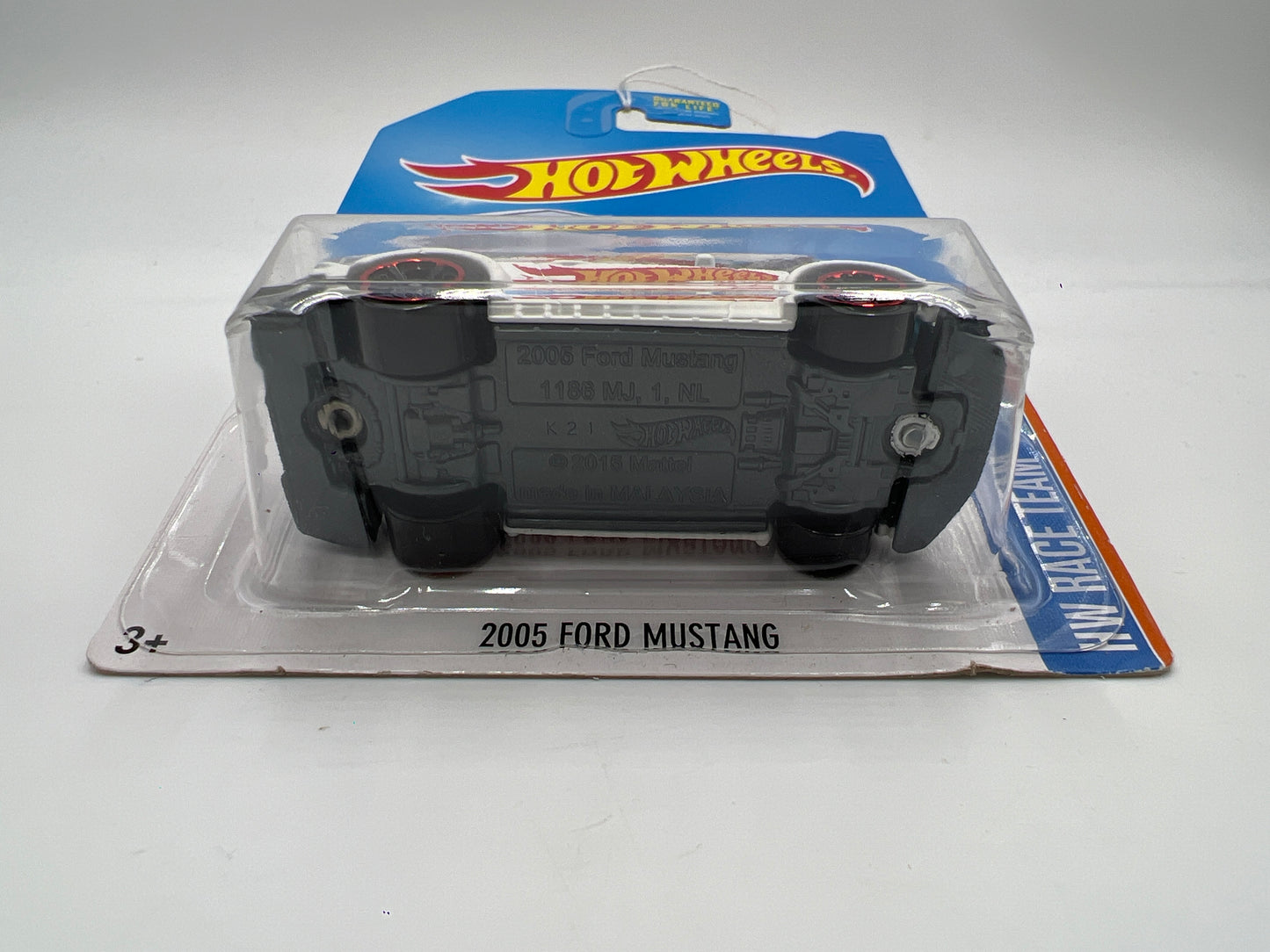 2017 Hot Wheels Kmart Exclusive HW Race Team 2005 Ford Mustang White 240F