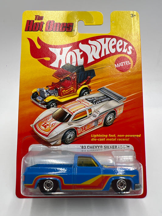 Hot Wheels Target Exclusive The Hot Ones 83 Silverado Blue W/Protector