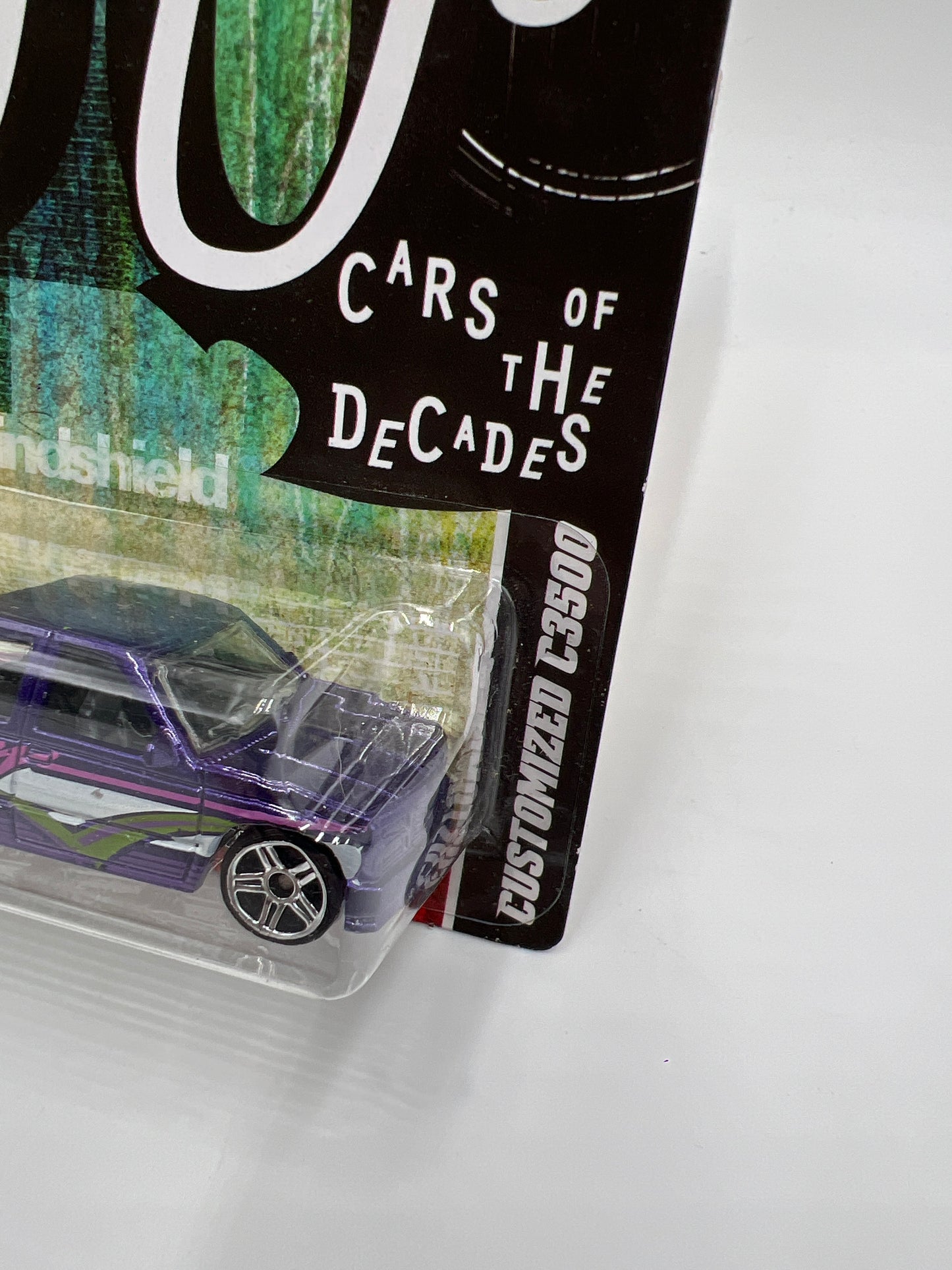 Hot Wheels Cars of the Decades The 90s #28 Customized C3500 Purple W/Protector