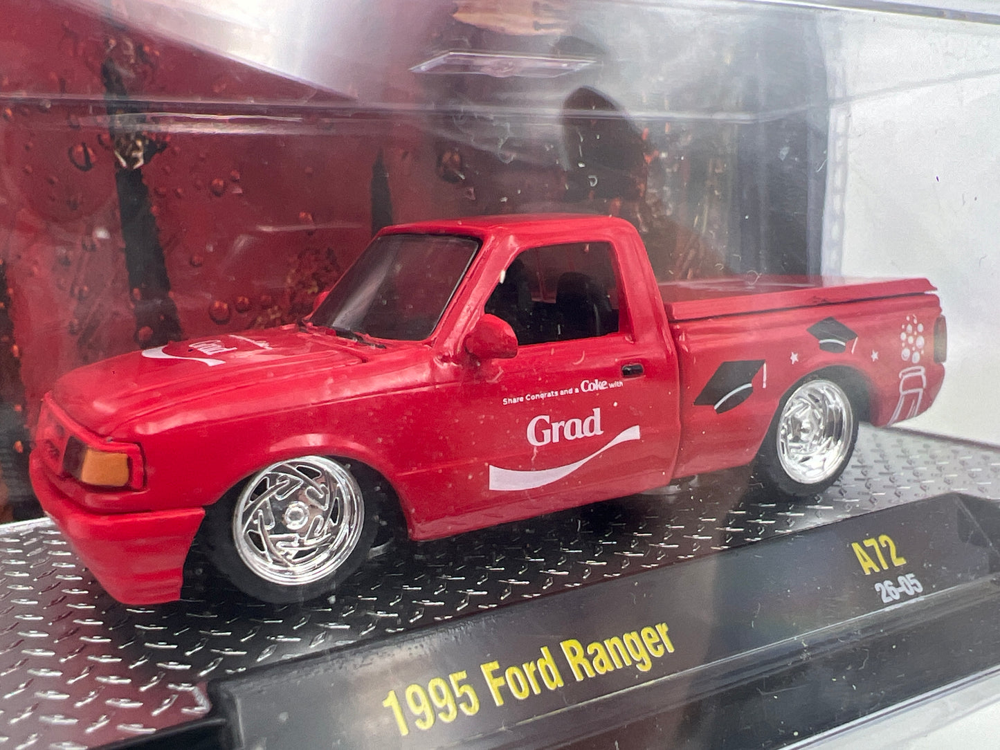 M2 Machines A72 Coca Cola Grad 1995 Ford Ranger Red