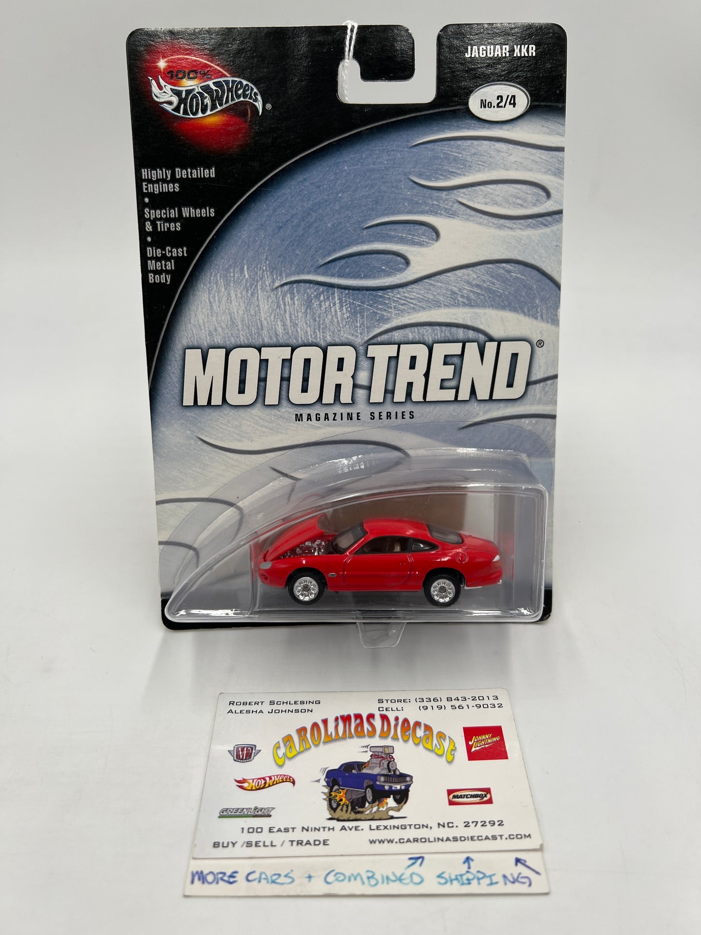 Hot Wheels Premium 100% Motor Trend #2 Jaguar XKR Red