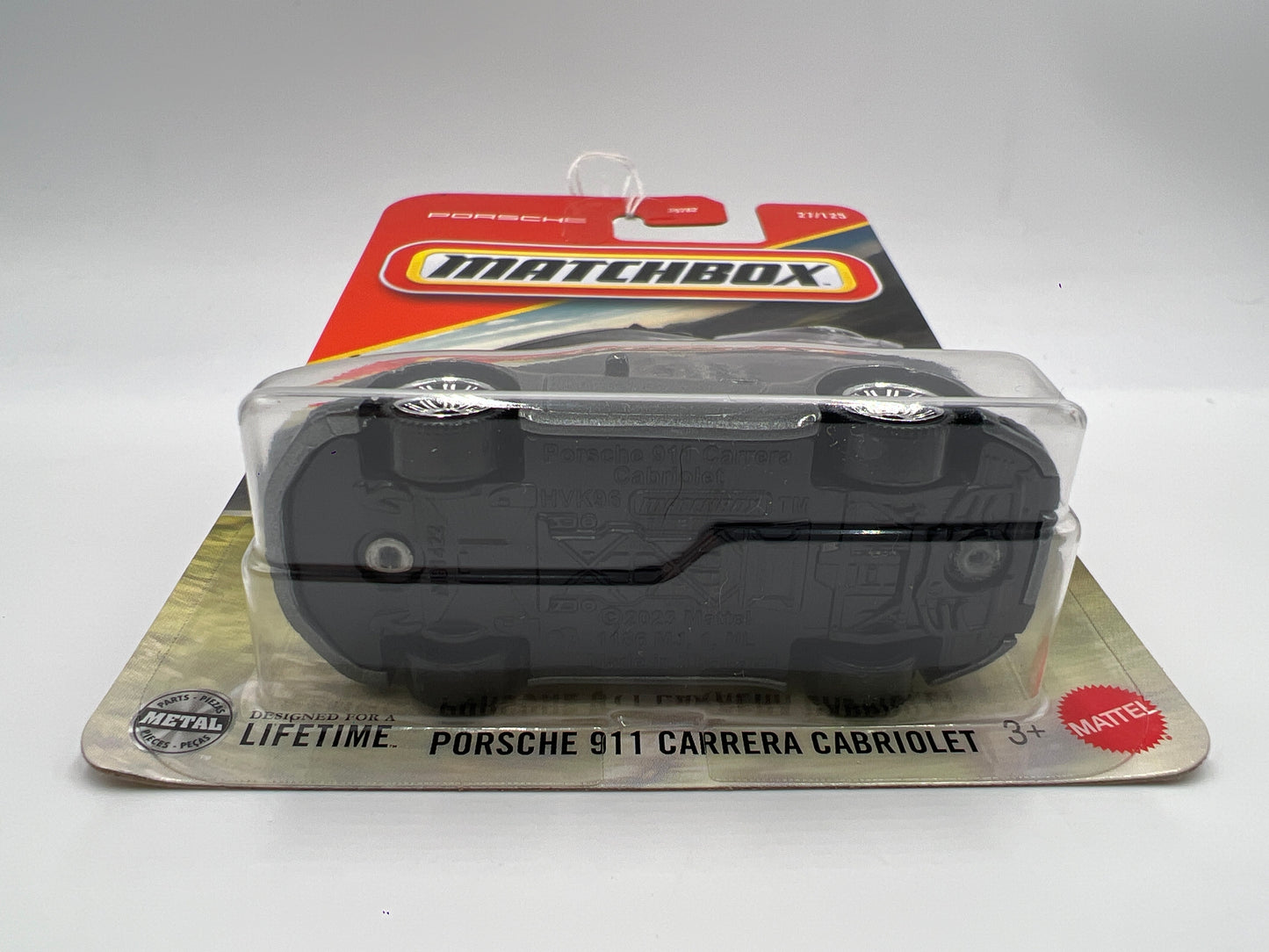 2025 Matchbox #27 Porsche 911 Carrera Cabriolet Silver 209E