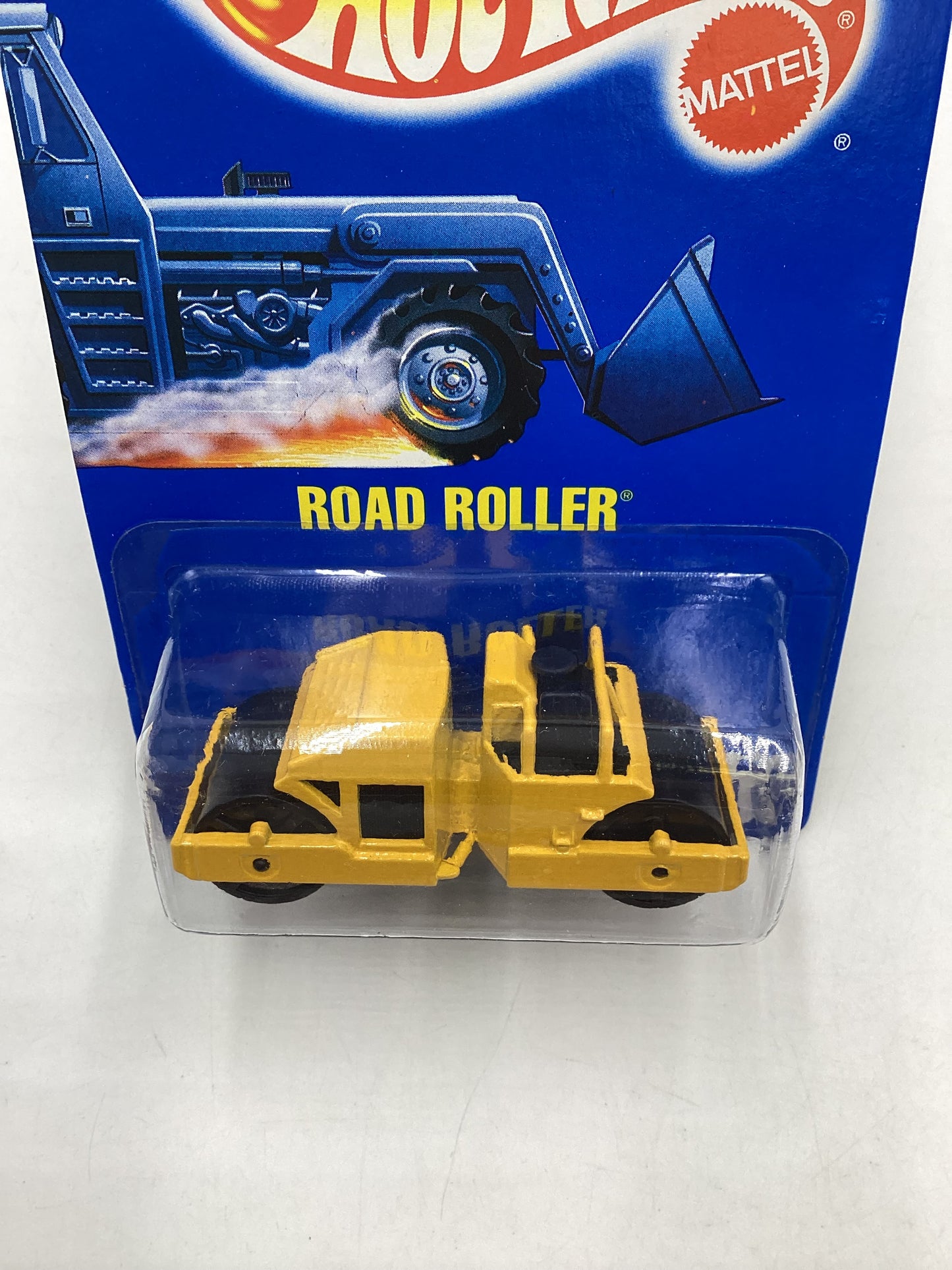 Hot Wheels Blue Card Collector No. 55 Road Roller Yellow 239C
