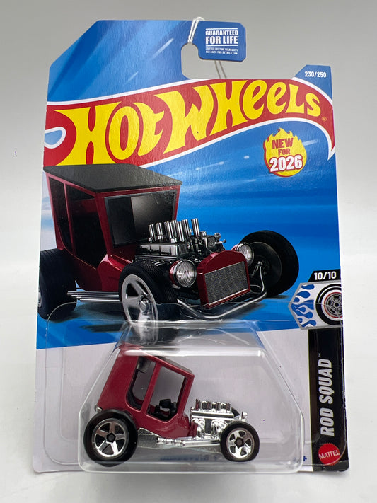 2026 Hot Wheels L Case #230 Uncertain-T Red