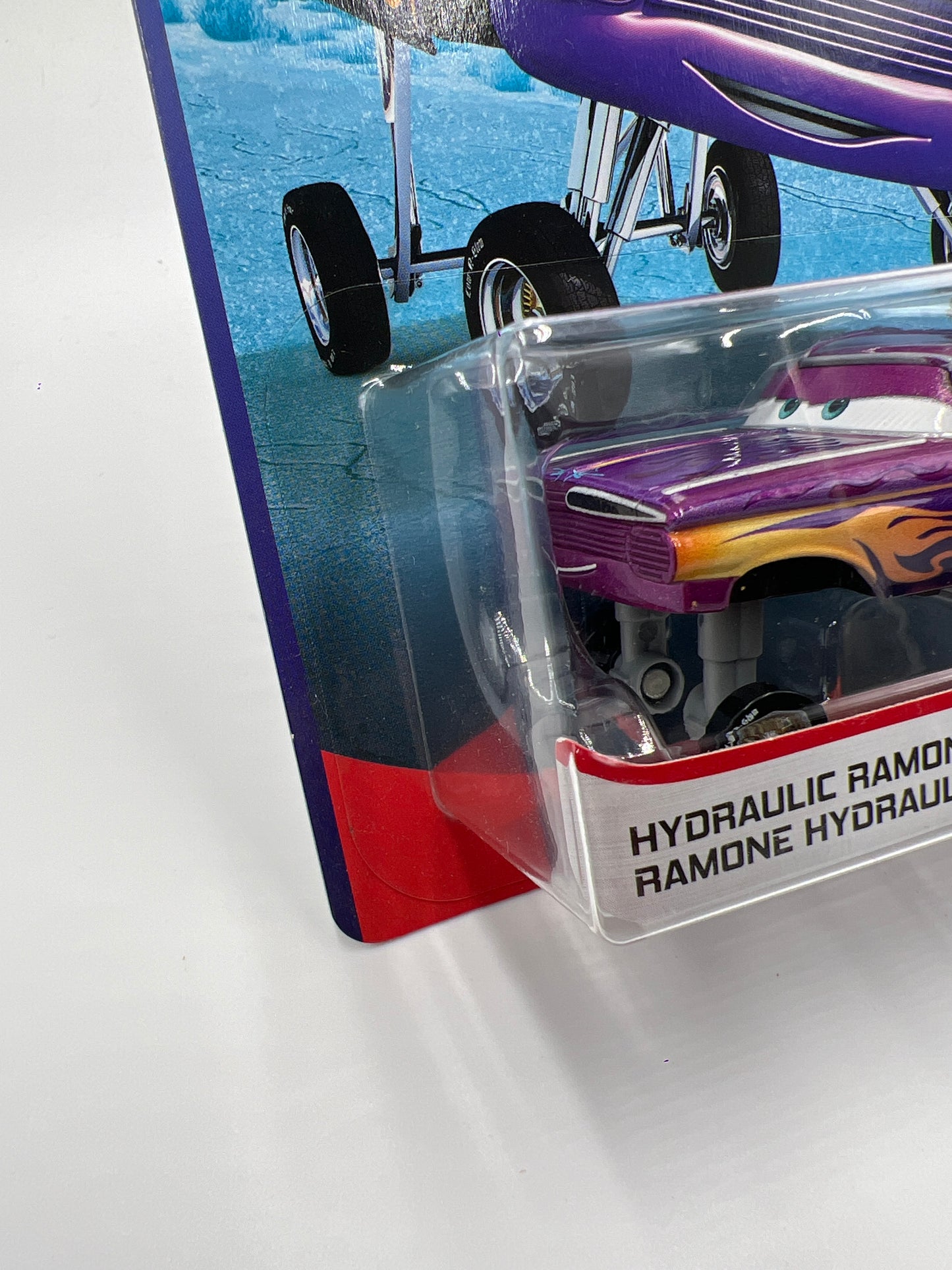 Disney Pixar Cars Ramones Body Shop Hydraulic Ramone Blue Desert Card 139A