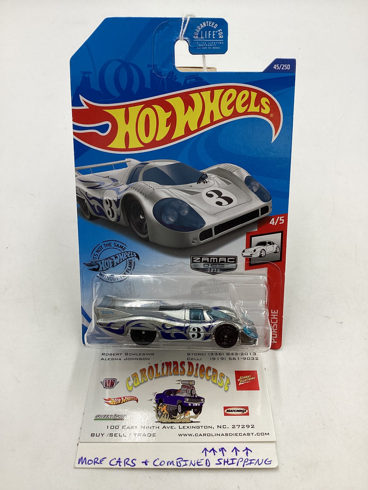 2020 Hot wheels #45 Zamac 006 Porsche 917 LH 145F