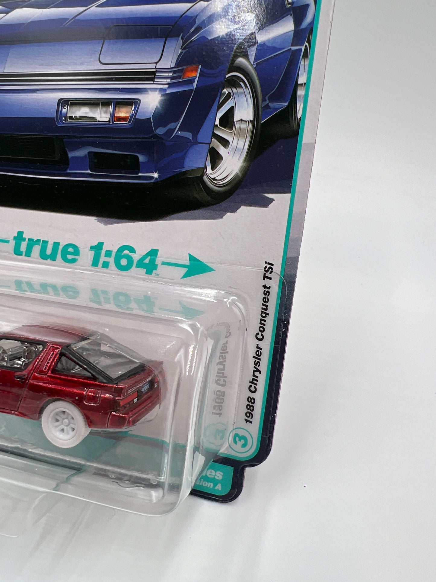 2025 Auto World Modern Muscle CHASE Release 1 Version A 1988 Chrysler Conquest TSi Ultra Red