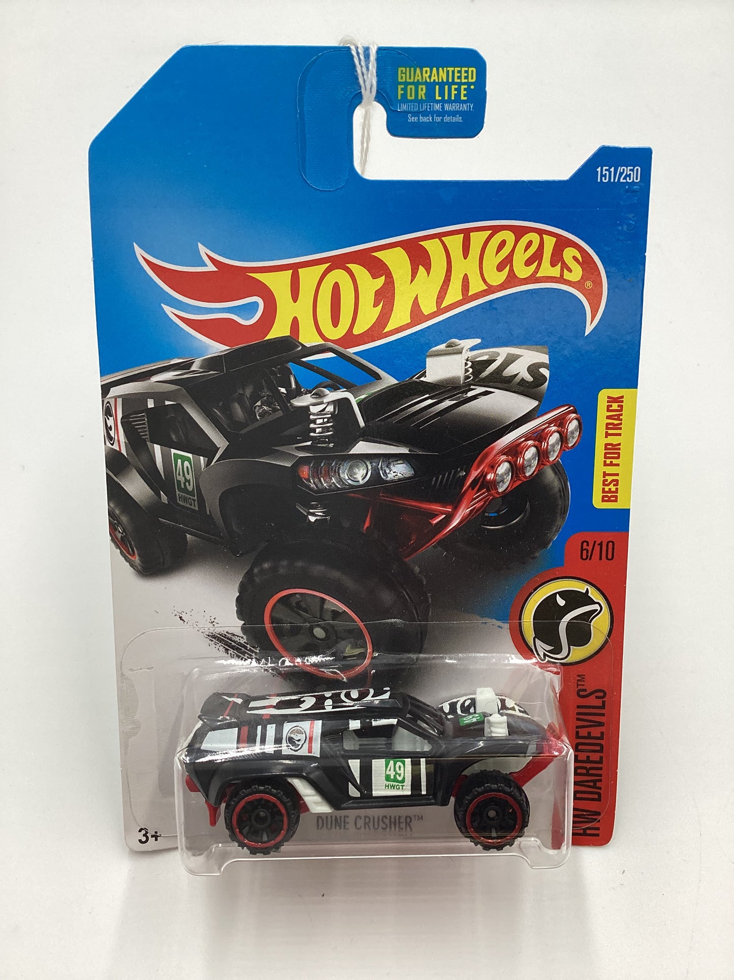 2016 Hot Wheels Treasure Hunt #151 Dune Crusher Black 277M