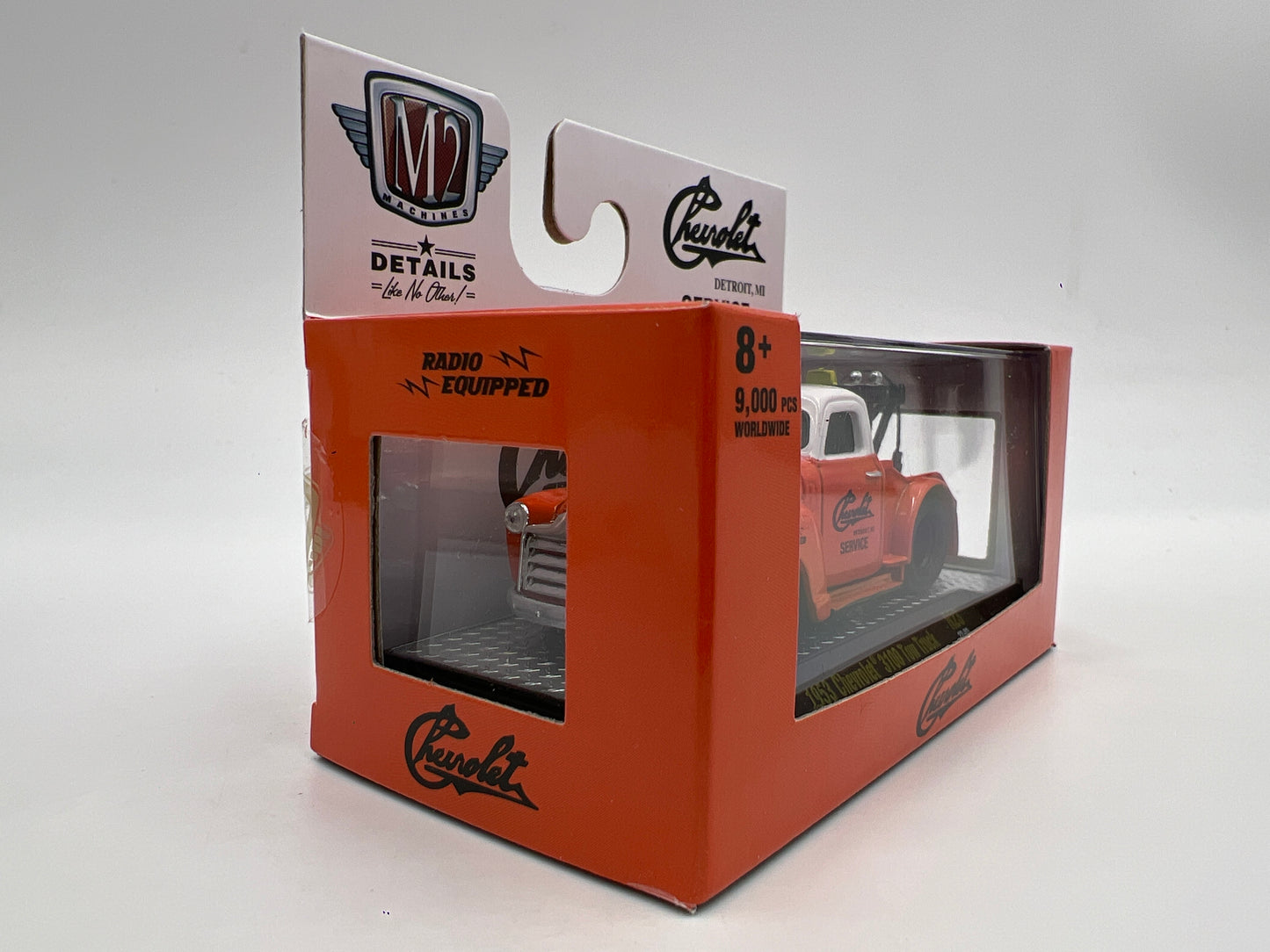 M2 Machines Ground Pounders 1953 Chevrolet 3100 Tow Truck Orange R23