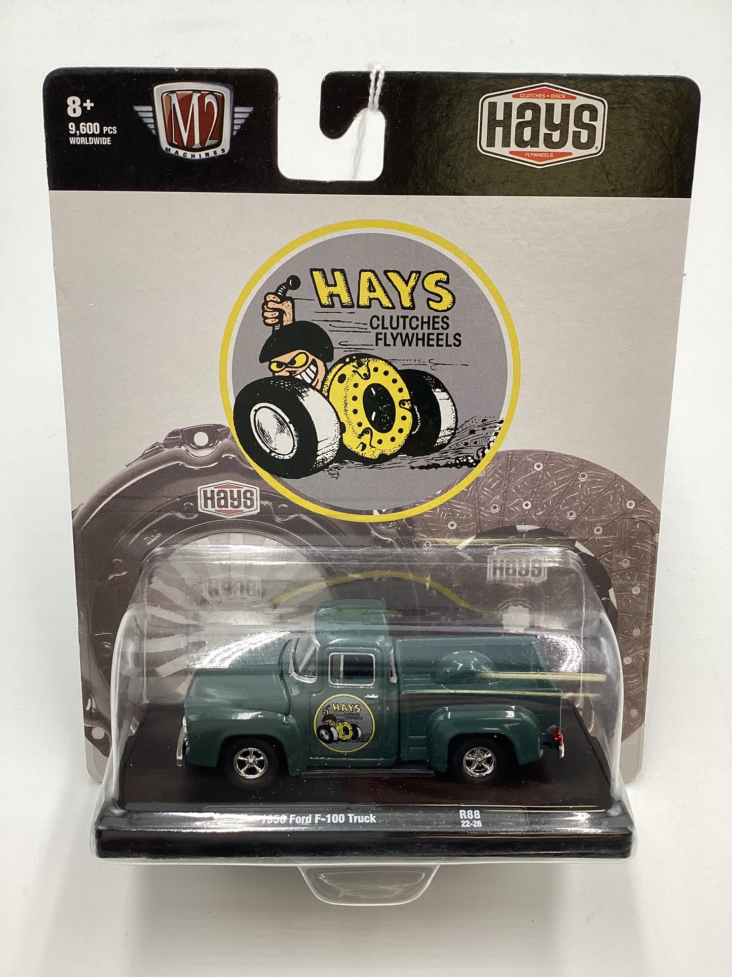 M2 Machines Auto Driver Hays 1956 Ford F-100 Truck Forest Green R88 190E