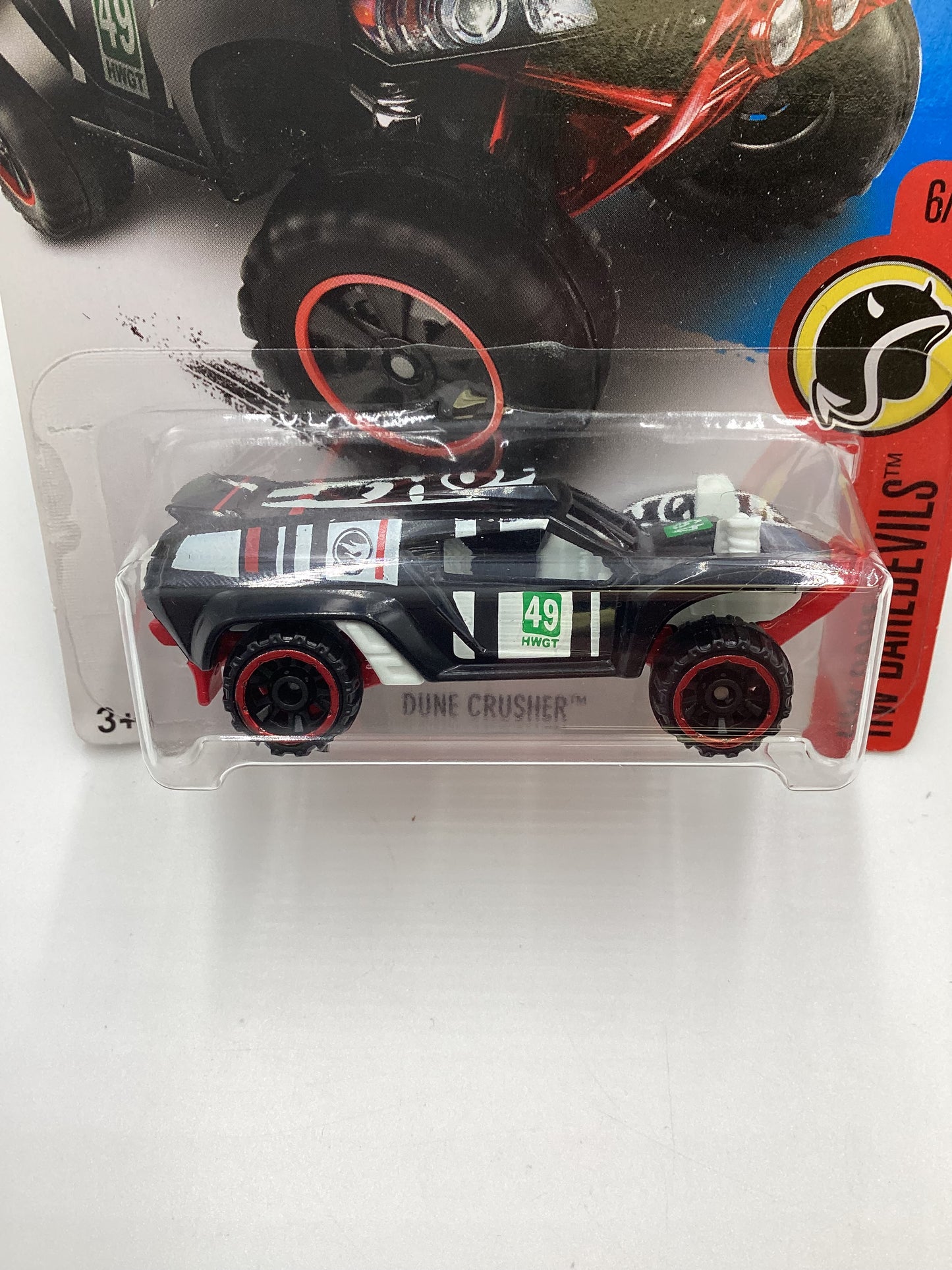 2016 Hot Wheels Treasure Hunt #151 Dune Crusher Black 277M