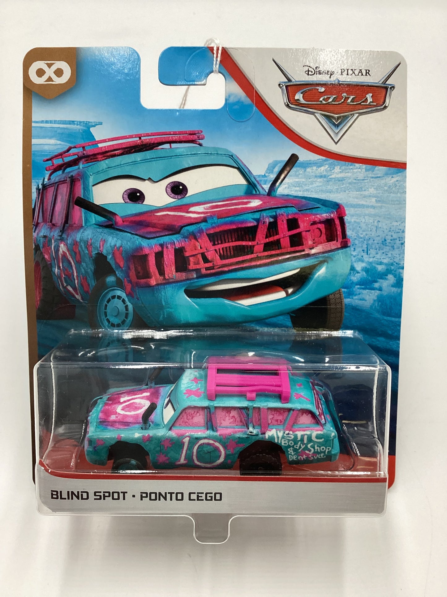 Disney Pixar Cars Thunder Hollow Blind Spot Blue/Pink VHTF