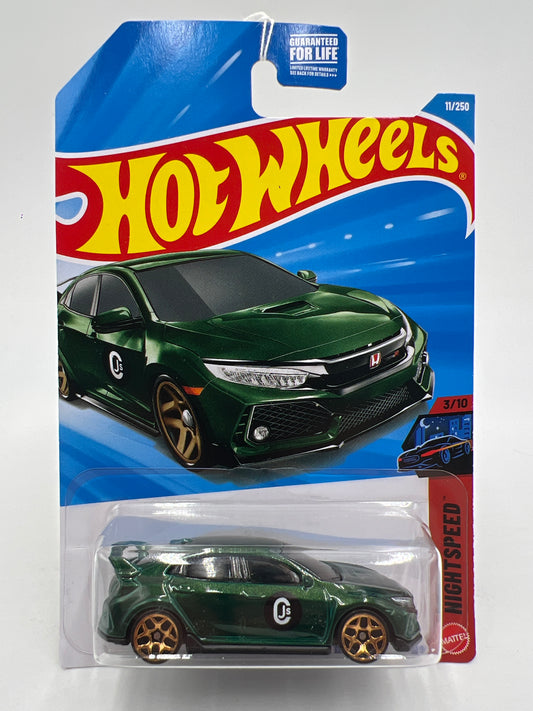 2026 Hot Wheels F Case #11 2018 Honda Civic Type R Green