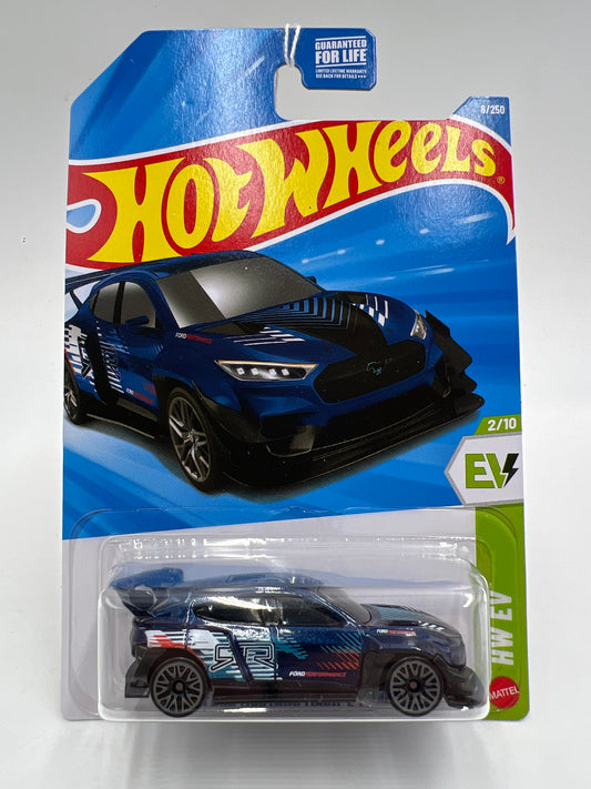 2026 Hot Wheels B Case HW EV #8 Ford Mustang Mach-E 1400 Blue