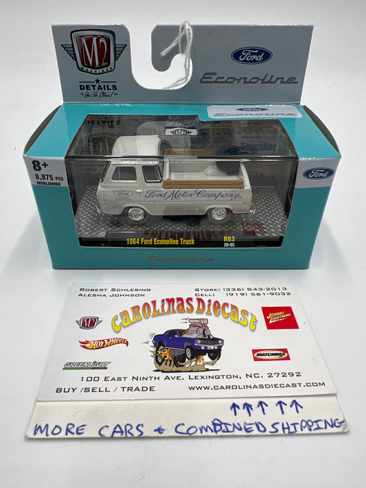 M2 Machines Econoline 1964 Ford Econoline Truck White R63