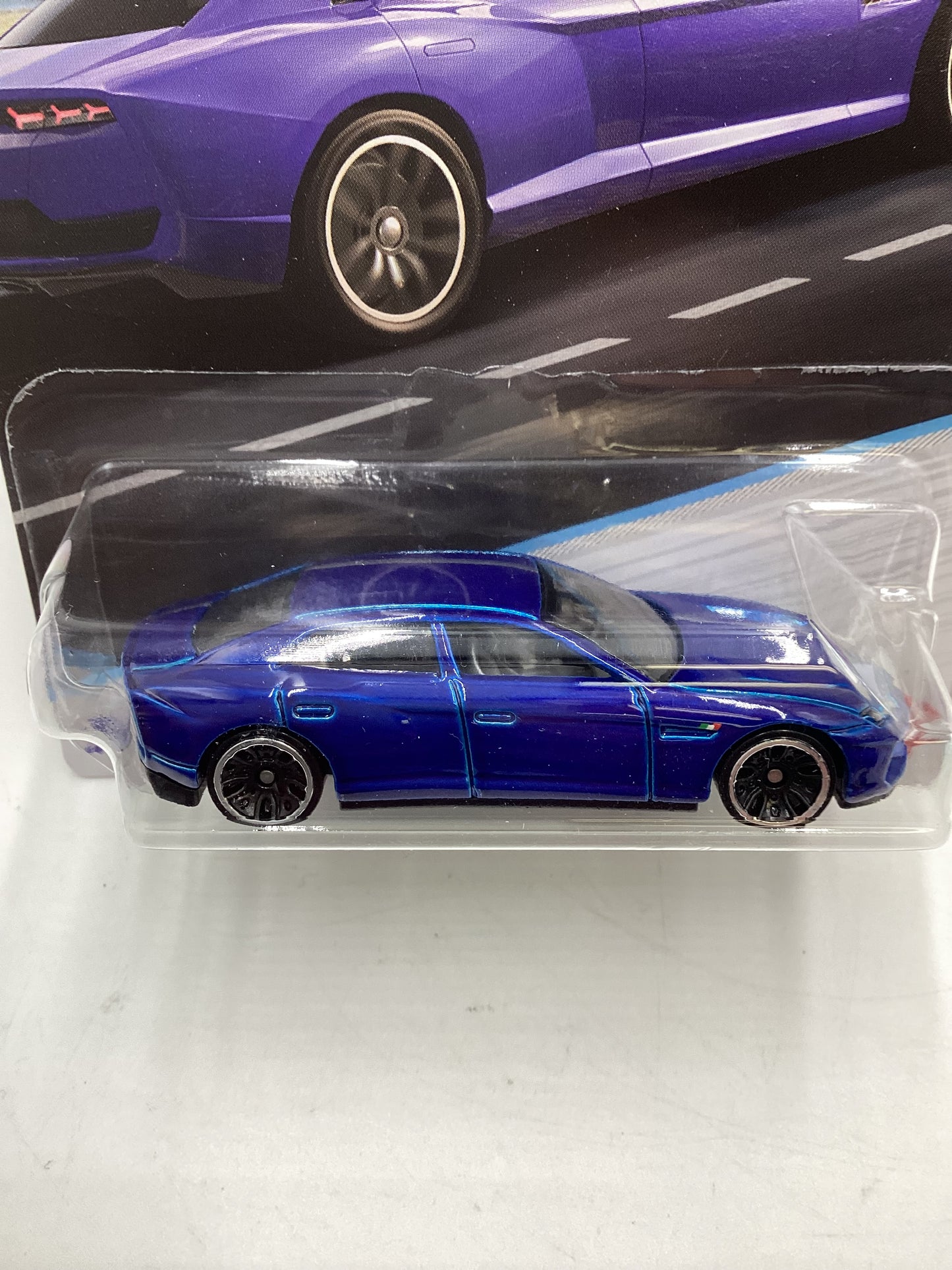 Hot Wheels Walmart Exclusive Luxury Sedans #2 Lamborghini Estoque Blue 154i