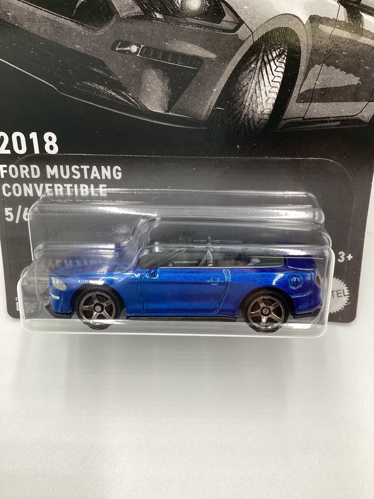 2024 Matchbox American Convertibles #5 2018 Ford Mustang Convertible Blue 162G