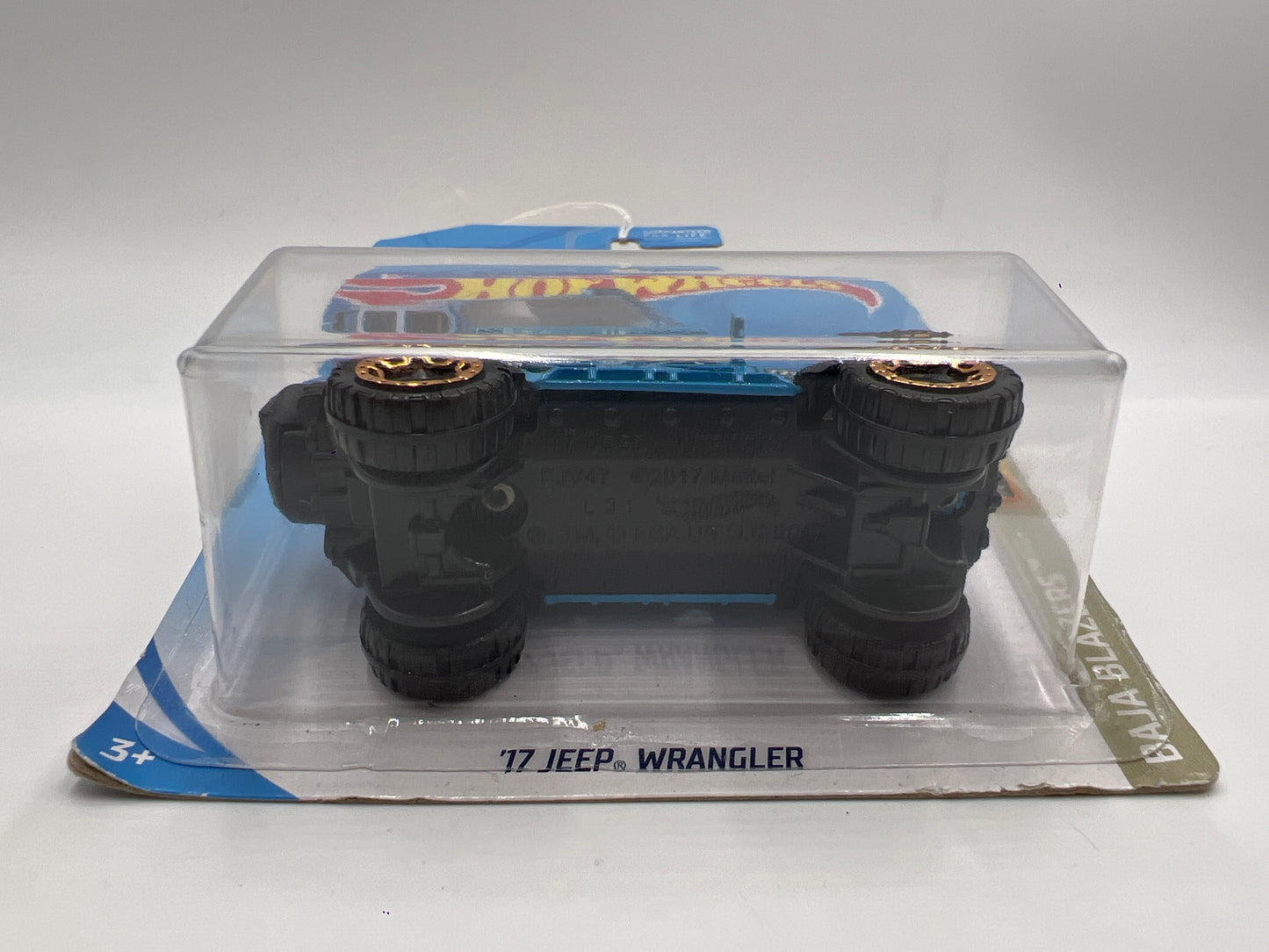 2019 Hot Wheels Baja Blazers #13 17 Jeep Wrangler Blue 41B