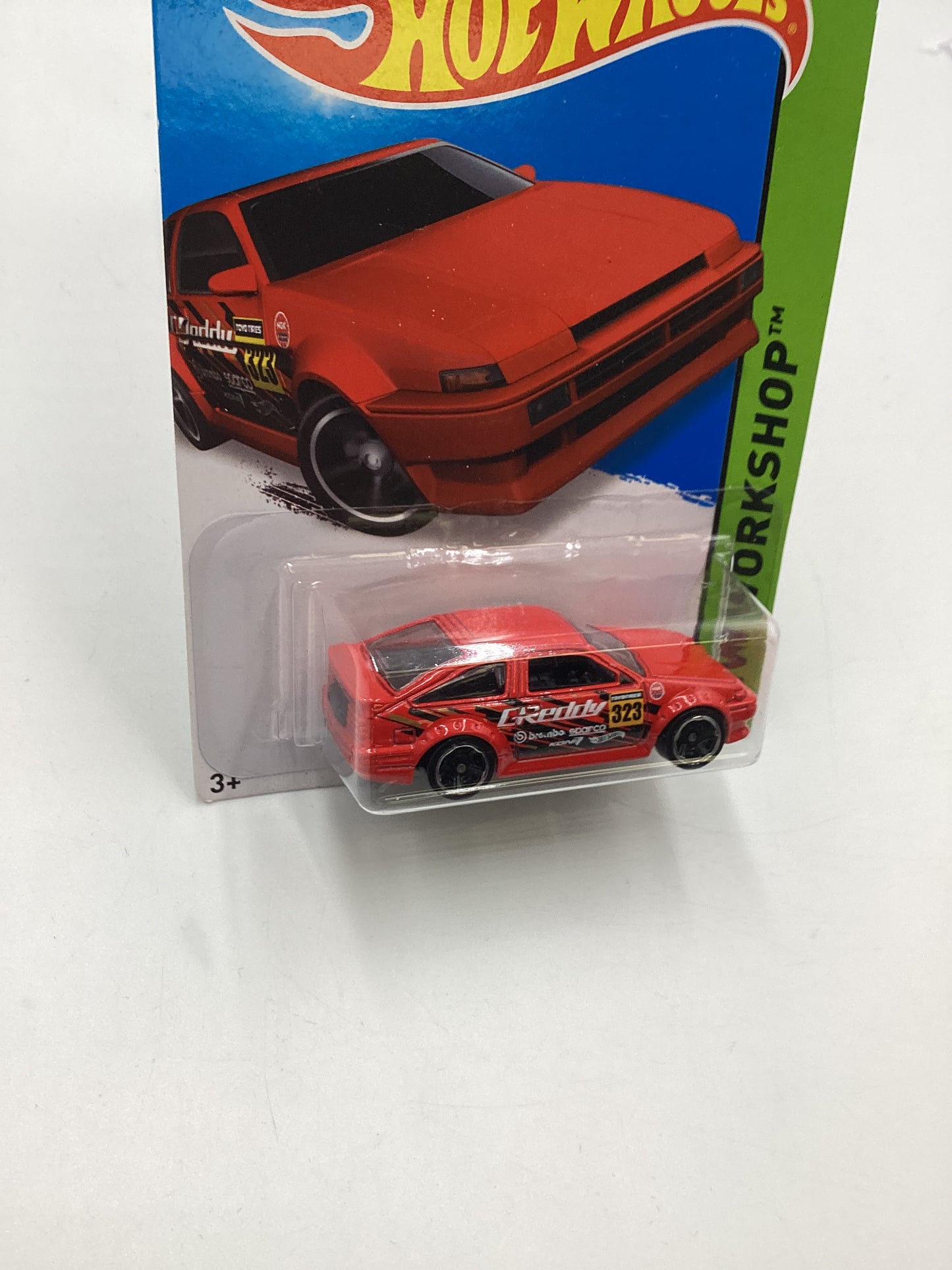 2015 Hot Wheels Workshop #239 Toyota AE-86 Corolla Red