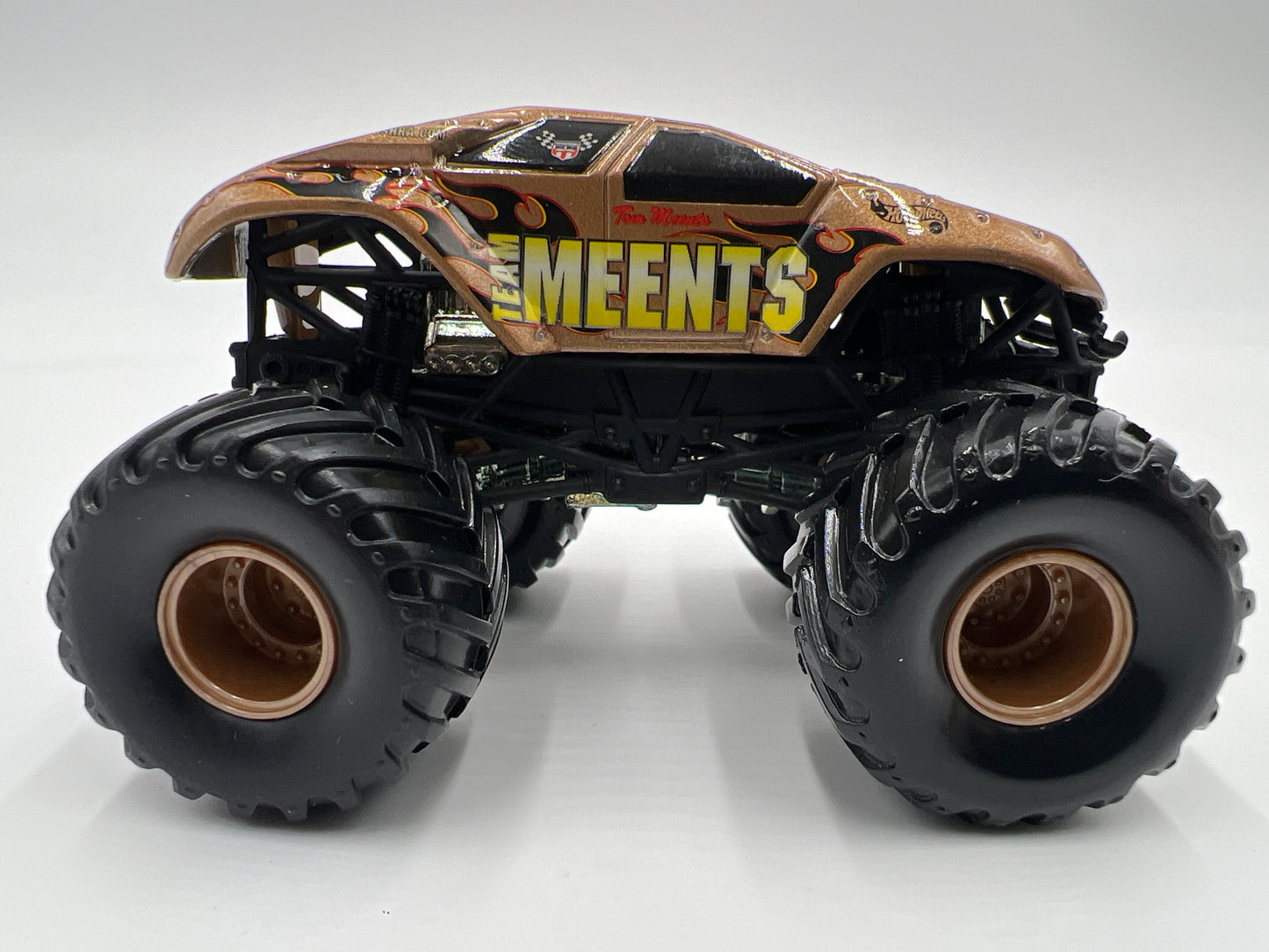 Hot Wheels 1:64 Monster Jam Small Wheel/Metal Base Team Meents Loose