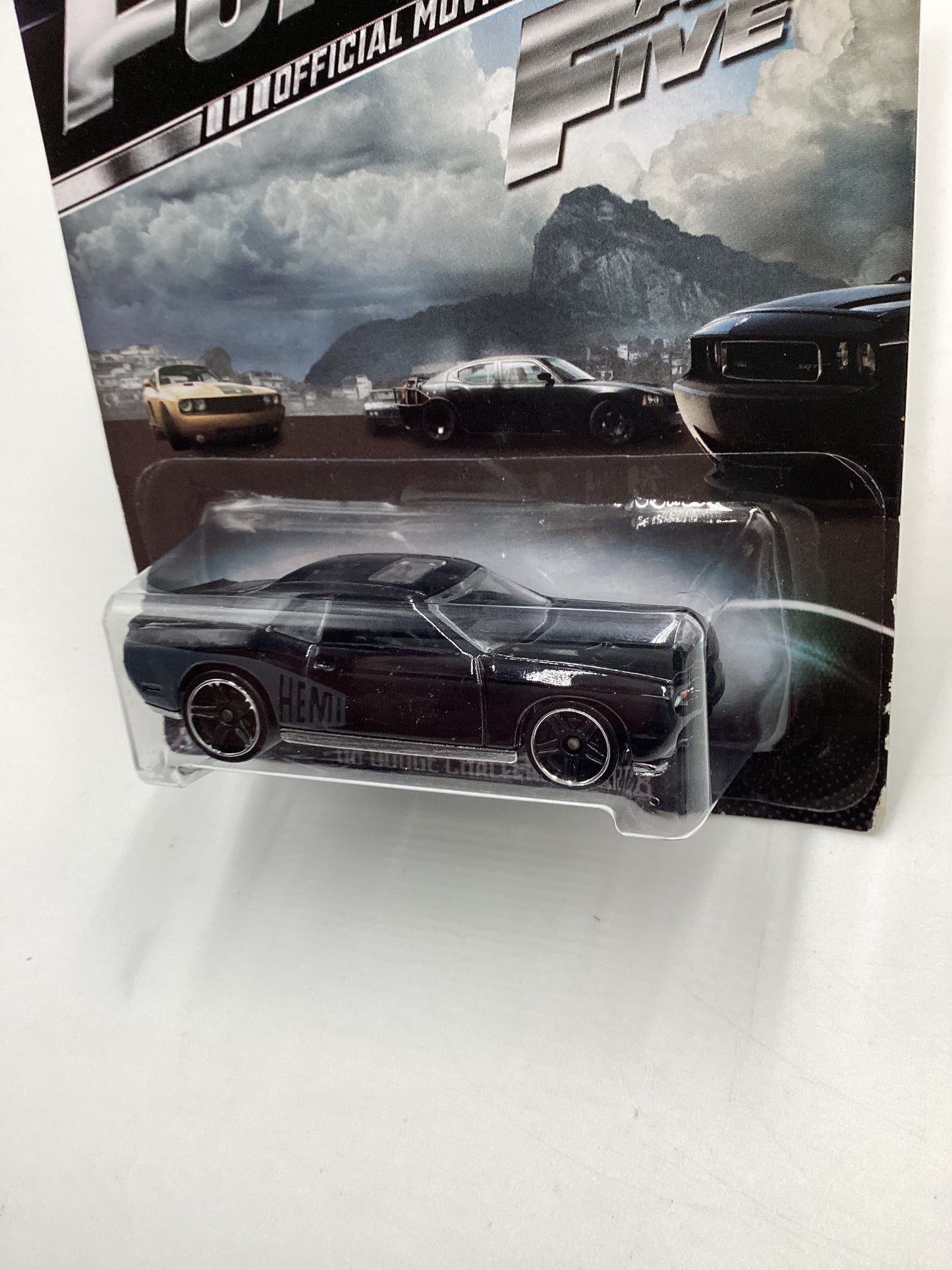 2013 Hot Wheels Fast and Furious Fast Five #7 08 Dodge Challenger SRT8 Black 73G