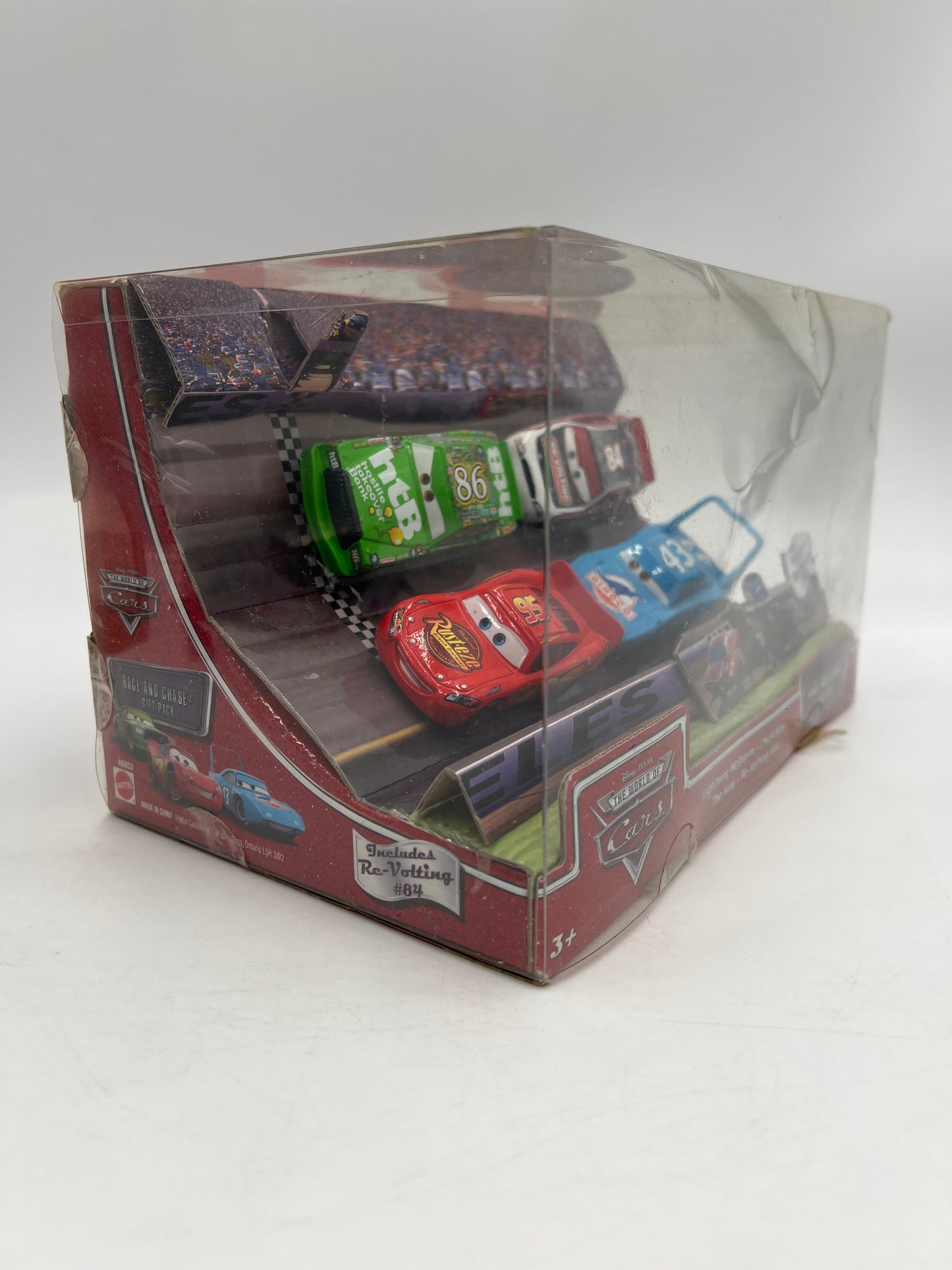 Disney Pixar The World Of Cars Race And Chase Gift Pack 4 Car Set