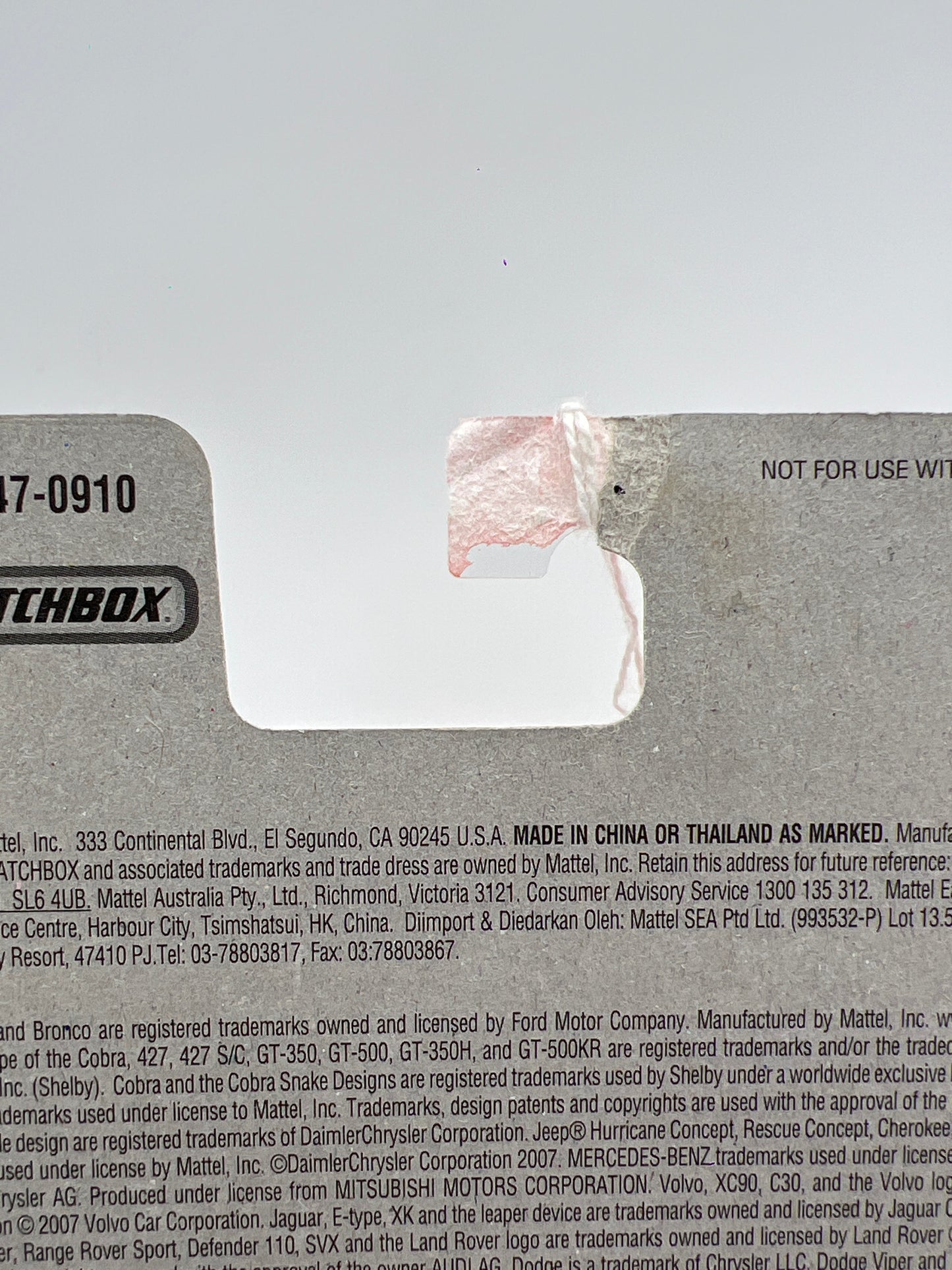 Matchbox MBX Metal #3 Porsche 911 GT3 Red Bad J Hook SR