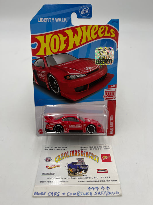 2023 Hot Wheels Red Edition #17 LB Super Silhouette Nissan Silvia Factory Sealed W/Protector