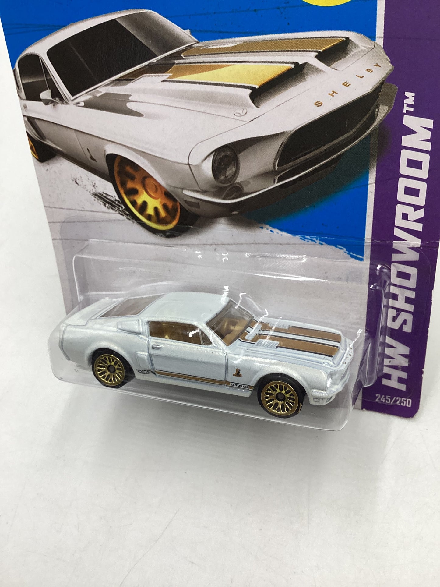 2013 Hot Wheels #245 68 Shelby GT500 White 20H