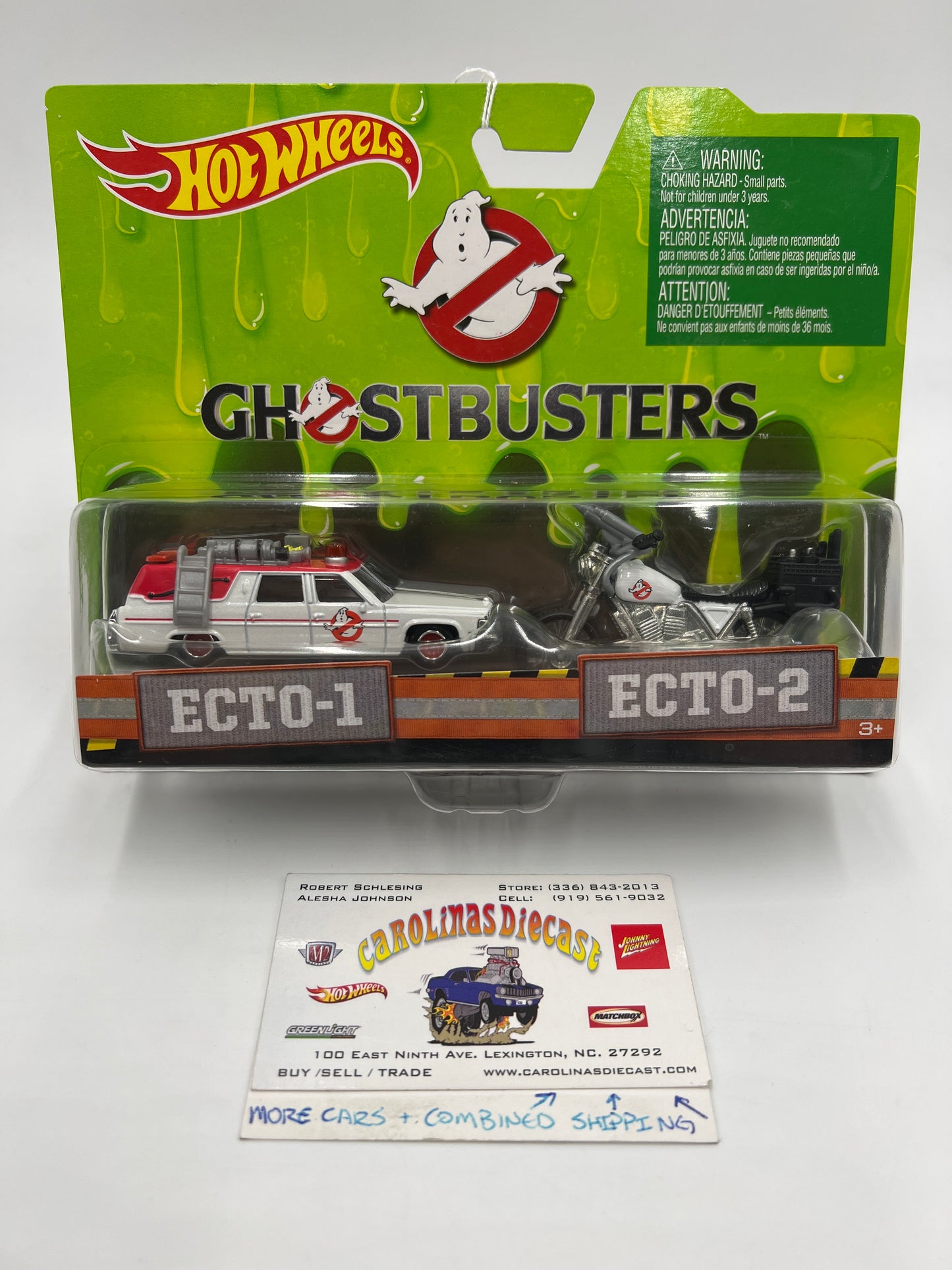 2016 Hot Wheels Premium Ghostbusters 2 Pack Ecto-1 & Ecto-2 283A