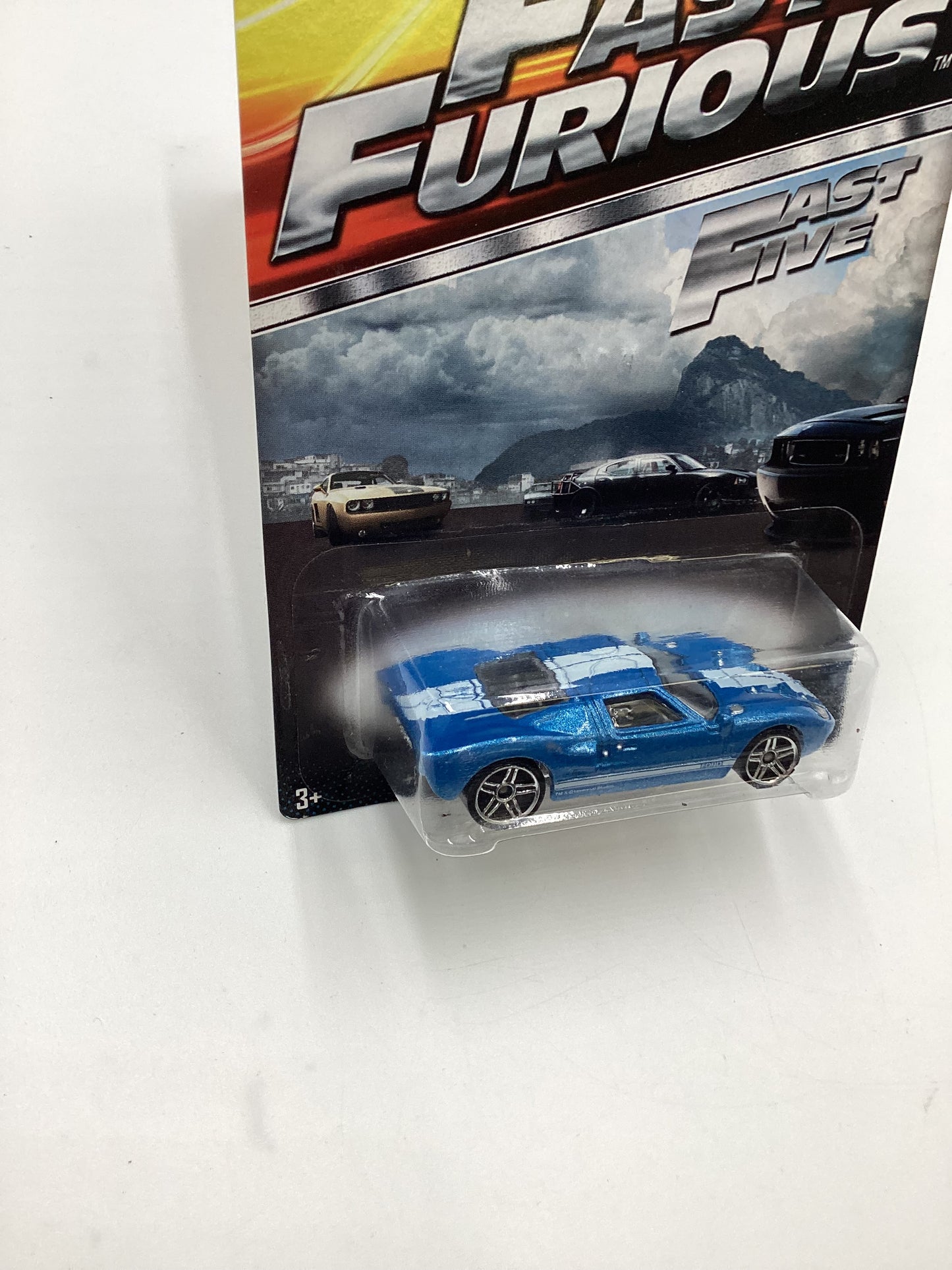 2015 Hot Wheels Fast & Furious #8 Ford Gt-40 Blue 70G