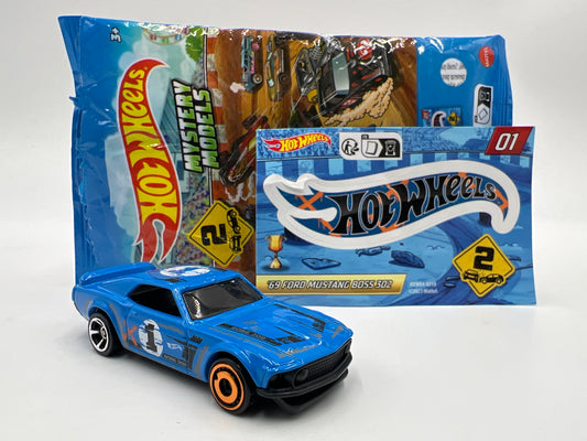 2024 Hot Wheels Mystery Models Series 2 #1 CHASE 69 Ford Mustang Boss 302 Blue