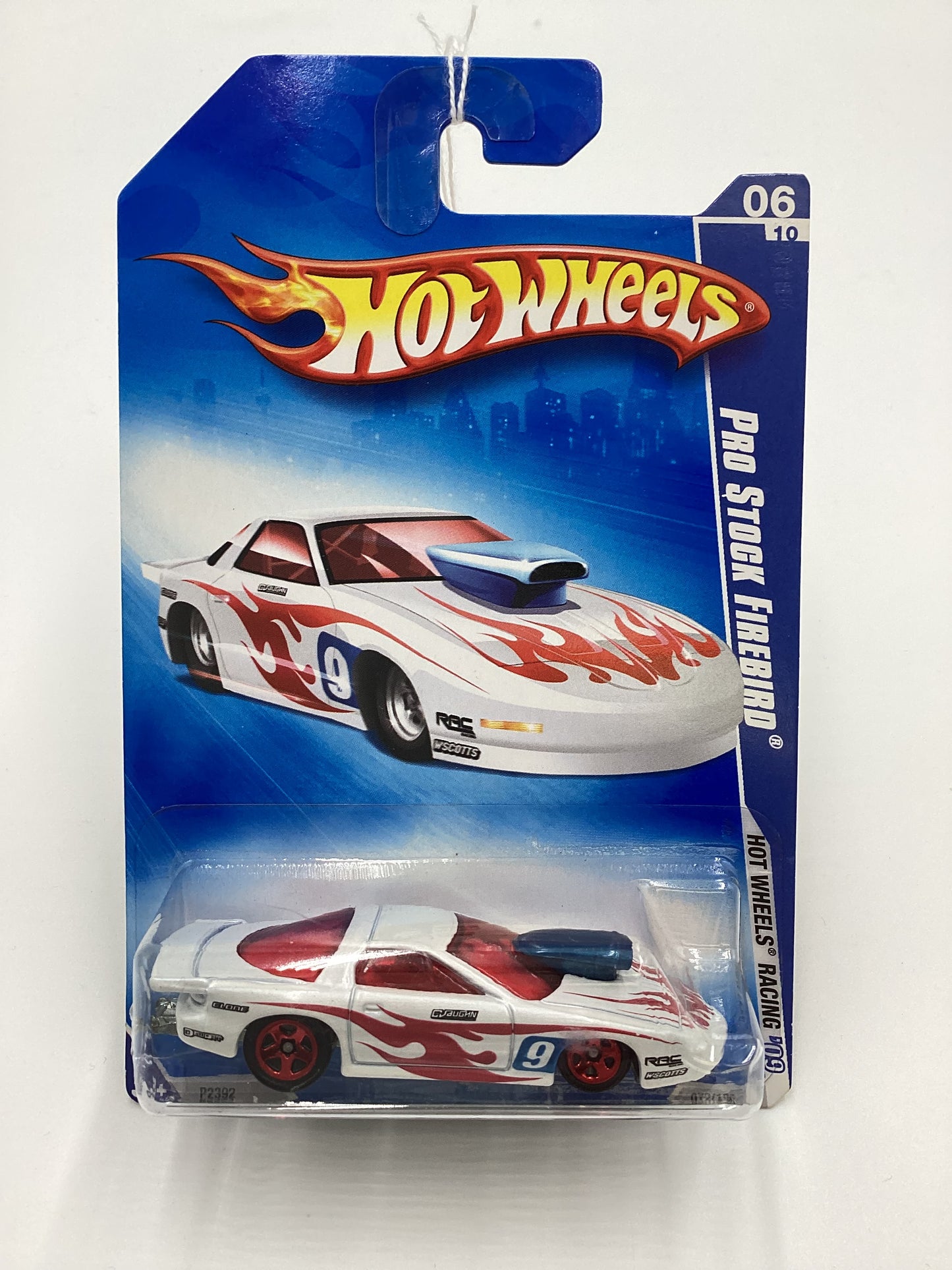 2009 Hot Wheels #072 Pro Stock Firebird White 41G