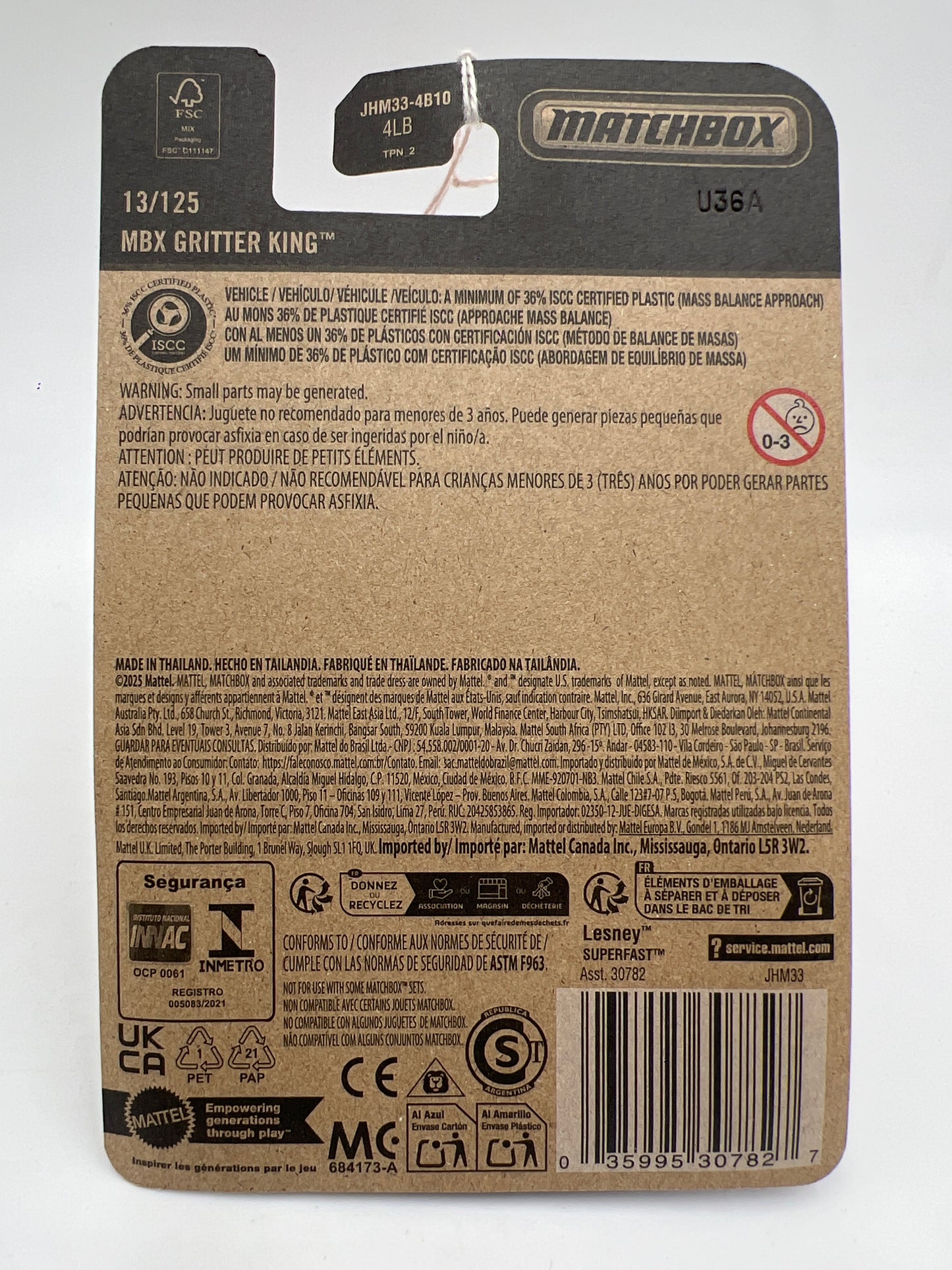 2026 Matchbox #13 MBX Gritter King