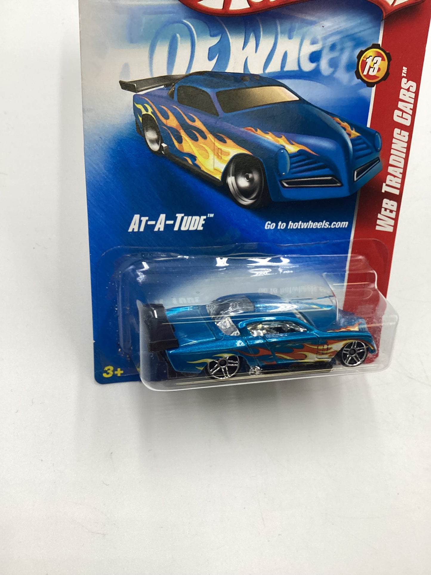 2008 Hot Wheels Web Trading Cars #89 At-A-Tude Blue EE3