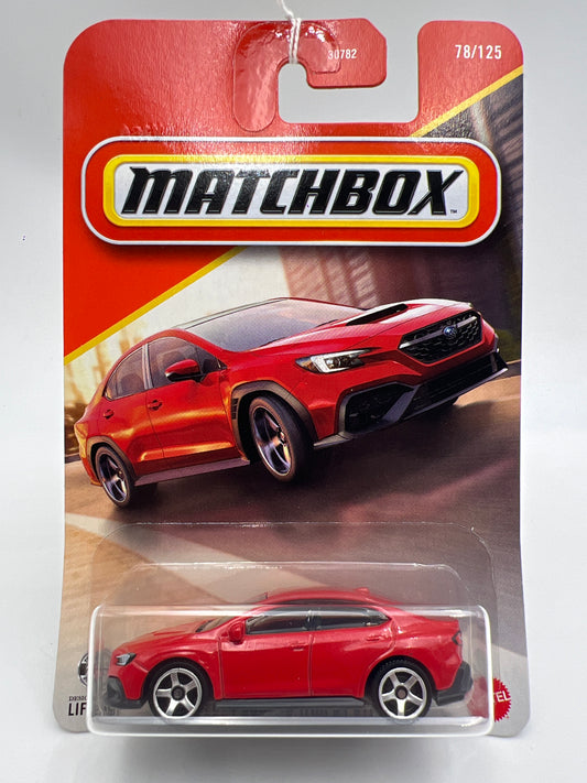 2026 Matchbox #78 2024 Subaru WRX S4 STI Red