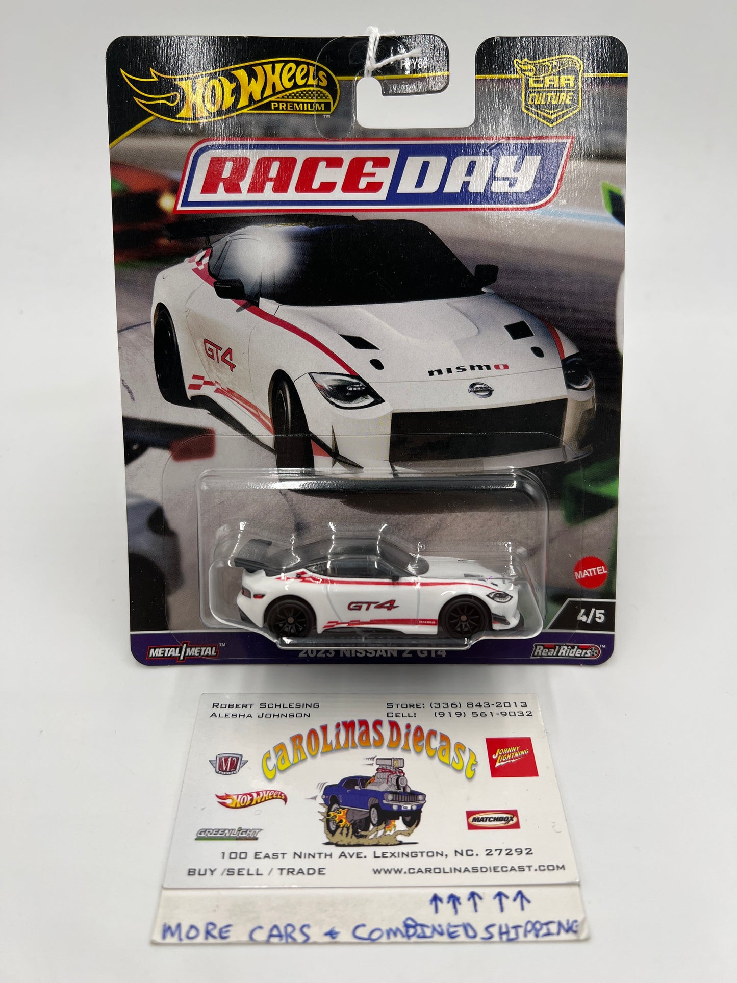 2024 HW Gold Label Premium Race Day #4 2023 Nissan Z GT4 White 245N