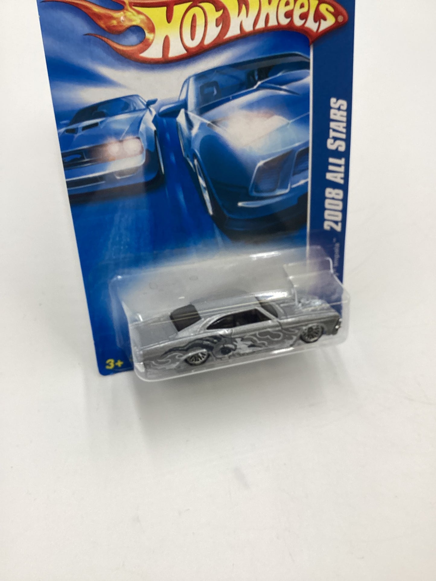 2008 Hot Wheels All Stars #58 65 Chevy Impala Silver Kmart Exclusive 240C