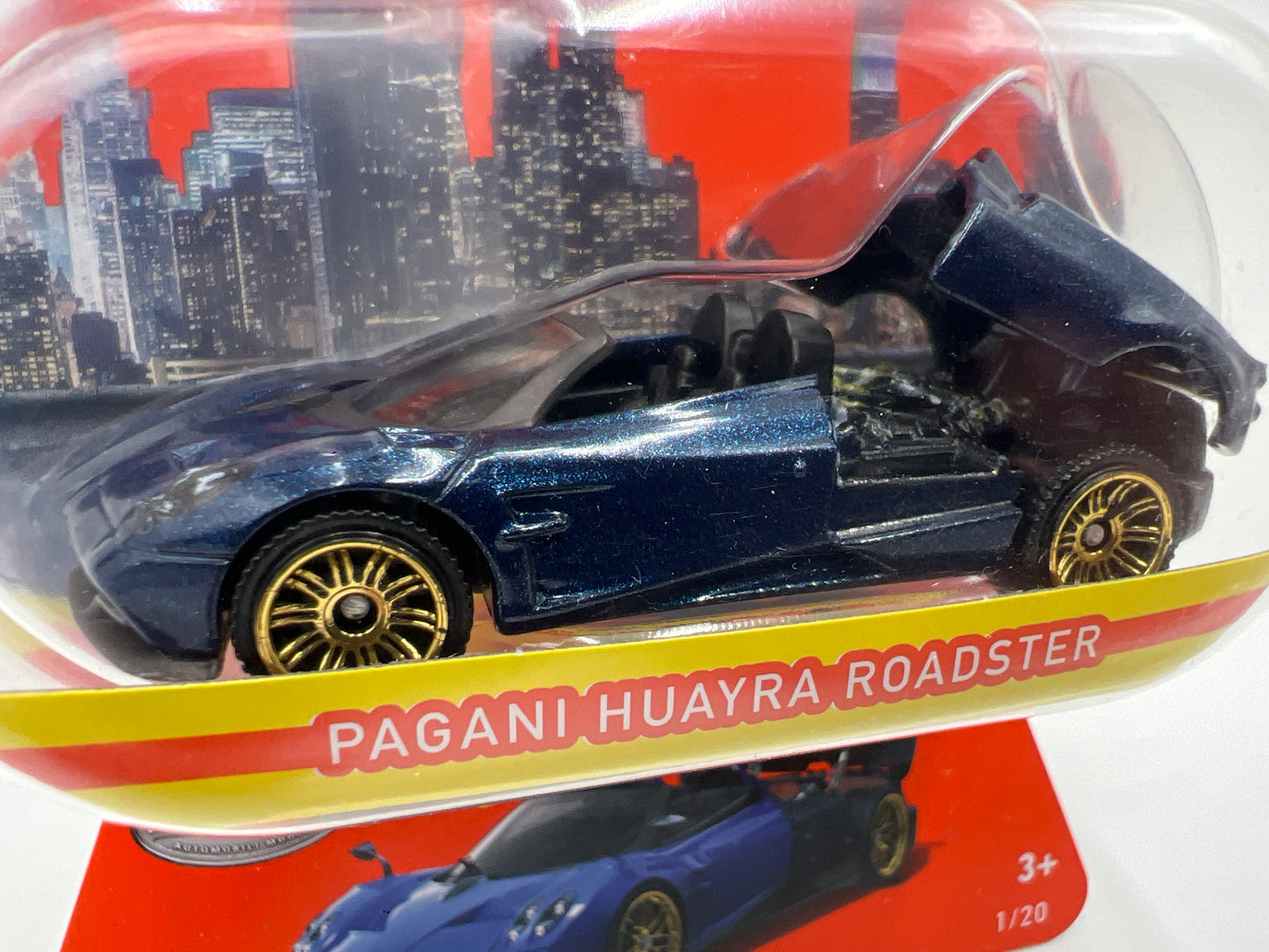 Matchbox Moving Parts #1 Pagani Huayra Roadster Dark Blue 163H