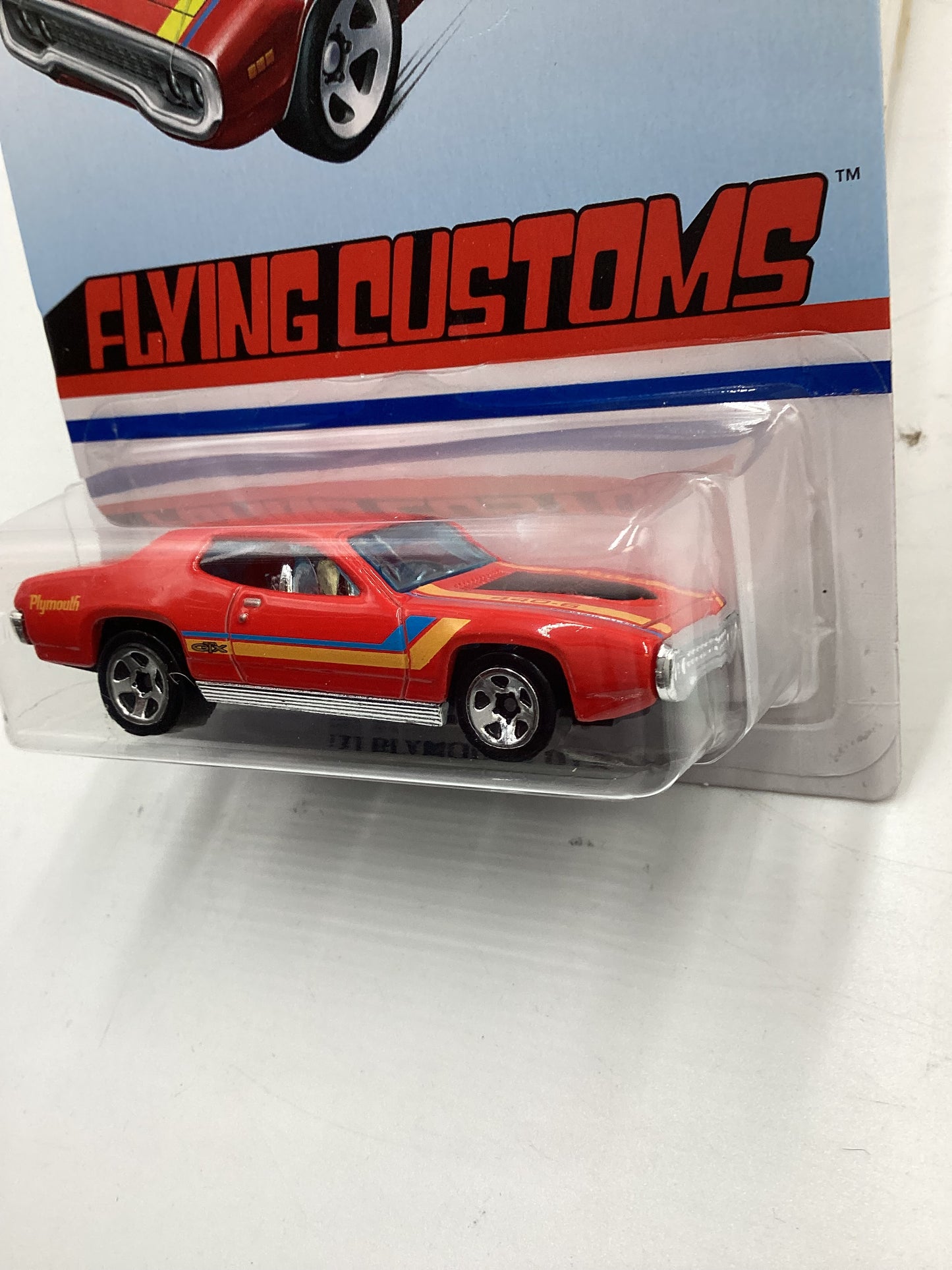 Hot Wheels Target Exclusive Flying Customs 71 Plymouth GTX Red 157C