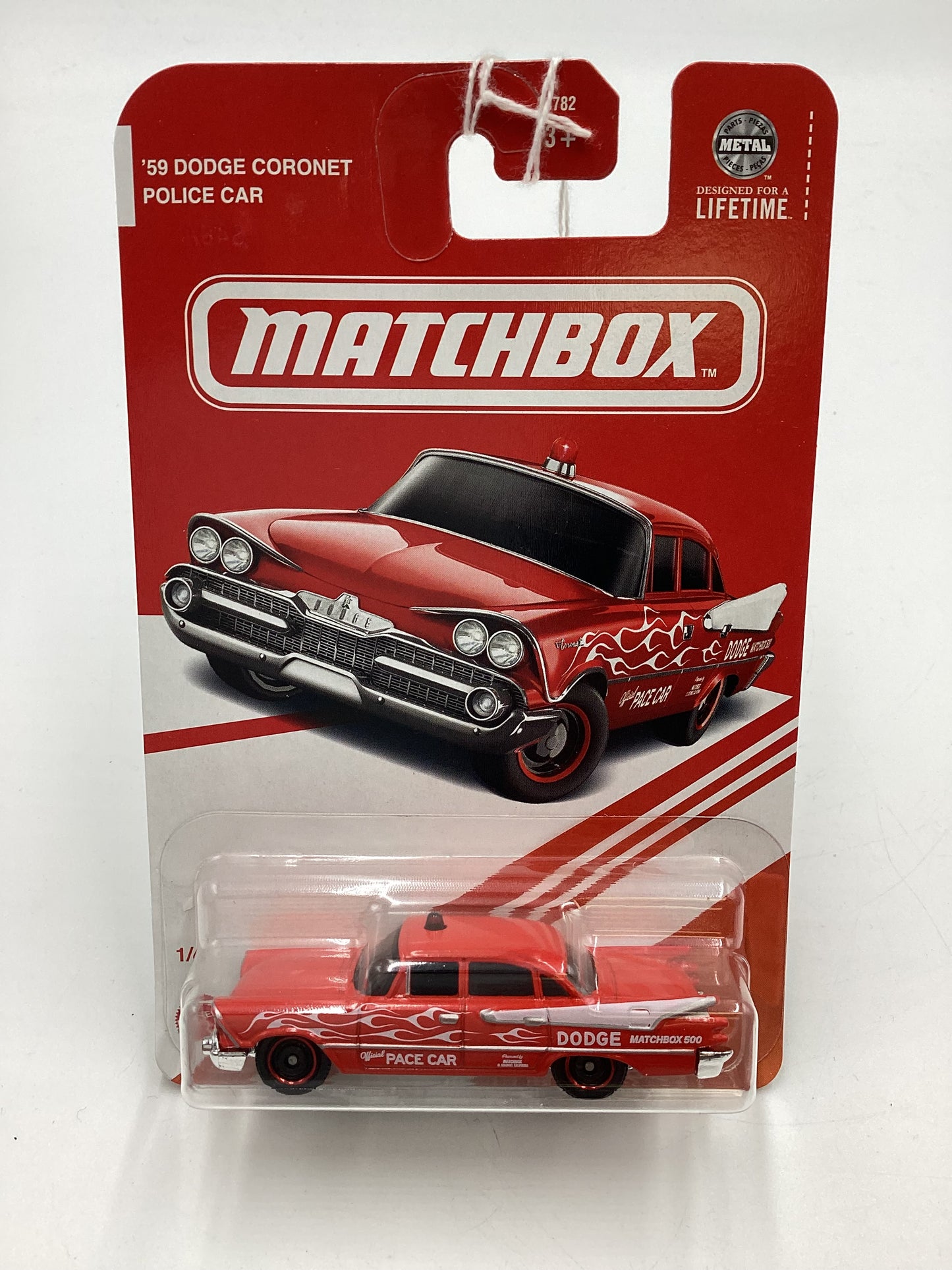 2024 Matchbox Target Red Exclusive #1 59 Dodge Coronet Police Car Red 160J