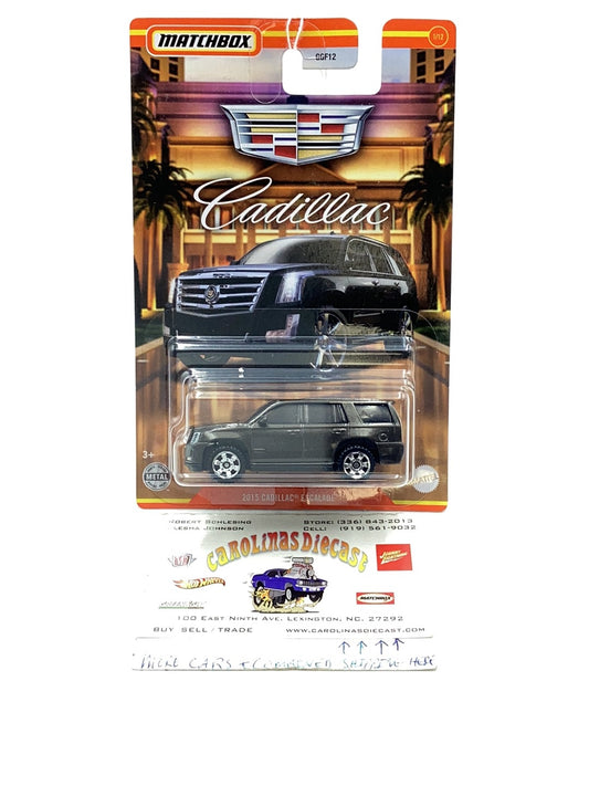 2021 Matchbox Cadillac collection 2015 Cadillac Escalade Walmart exclusive 1/12 JJ4