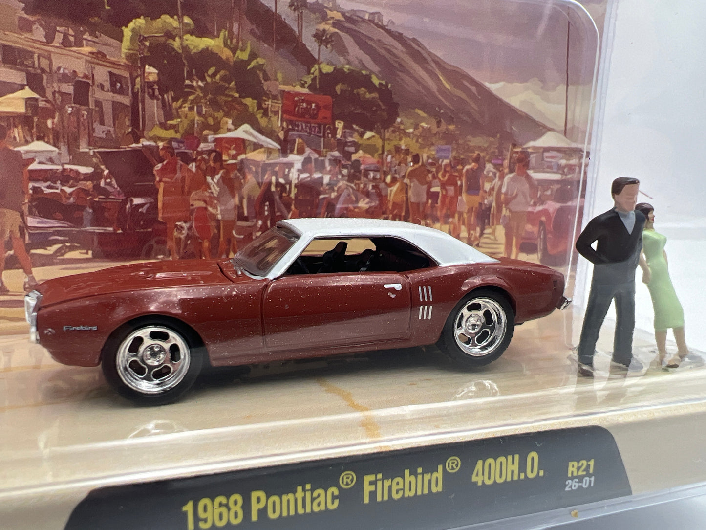 M2 Machines Diorama R21 1968 Pontiac Firebird 400 HO