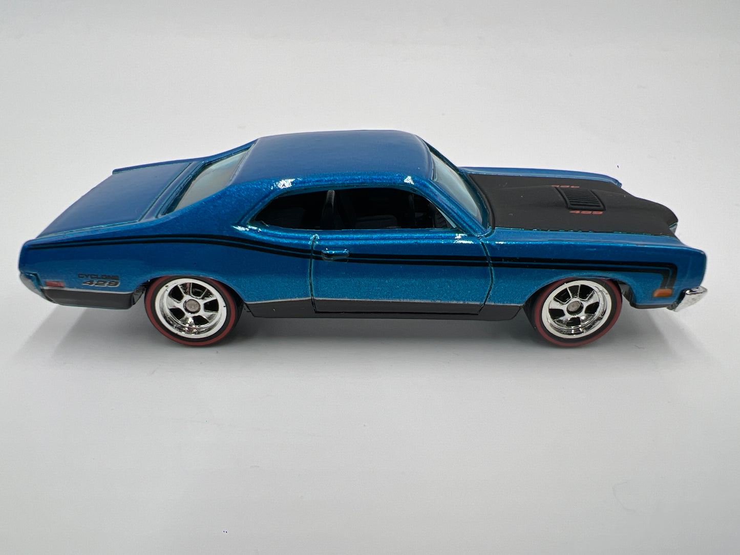 Hot Wheels Larrys Garage Chase Premium 70 Mercury Cyclone Blue Loose