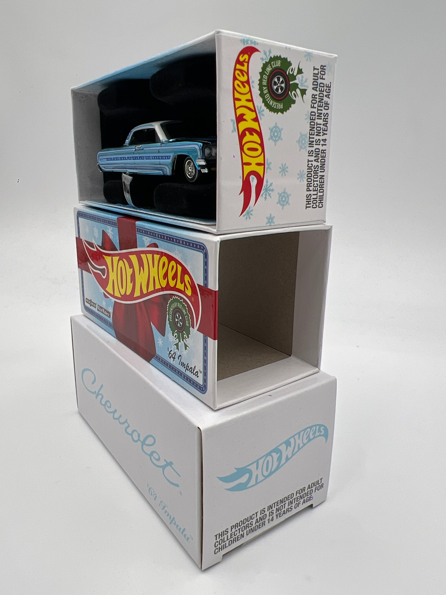 Hot Wheels RLC Collectors Special Edition Lowrider 64 Impala Snowman Blue #6622/30000