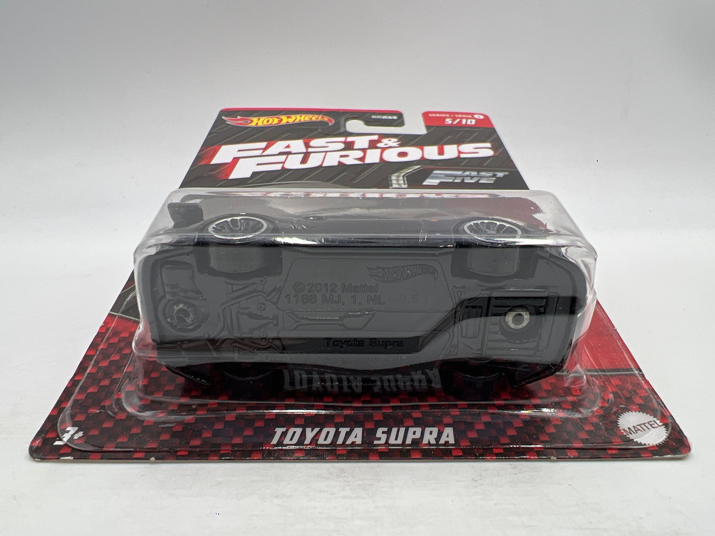 Hot Wheels Fast & Furious Series 1 #5 Toyota Supra Black W/Protector